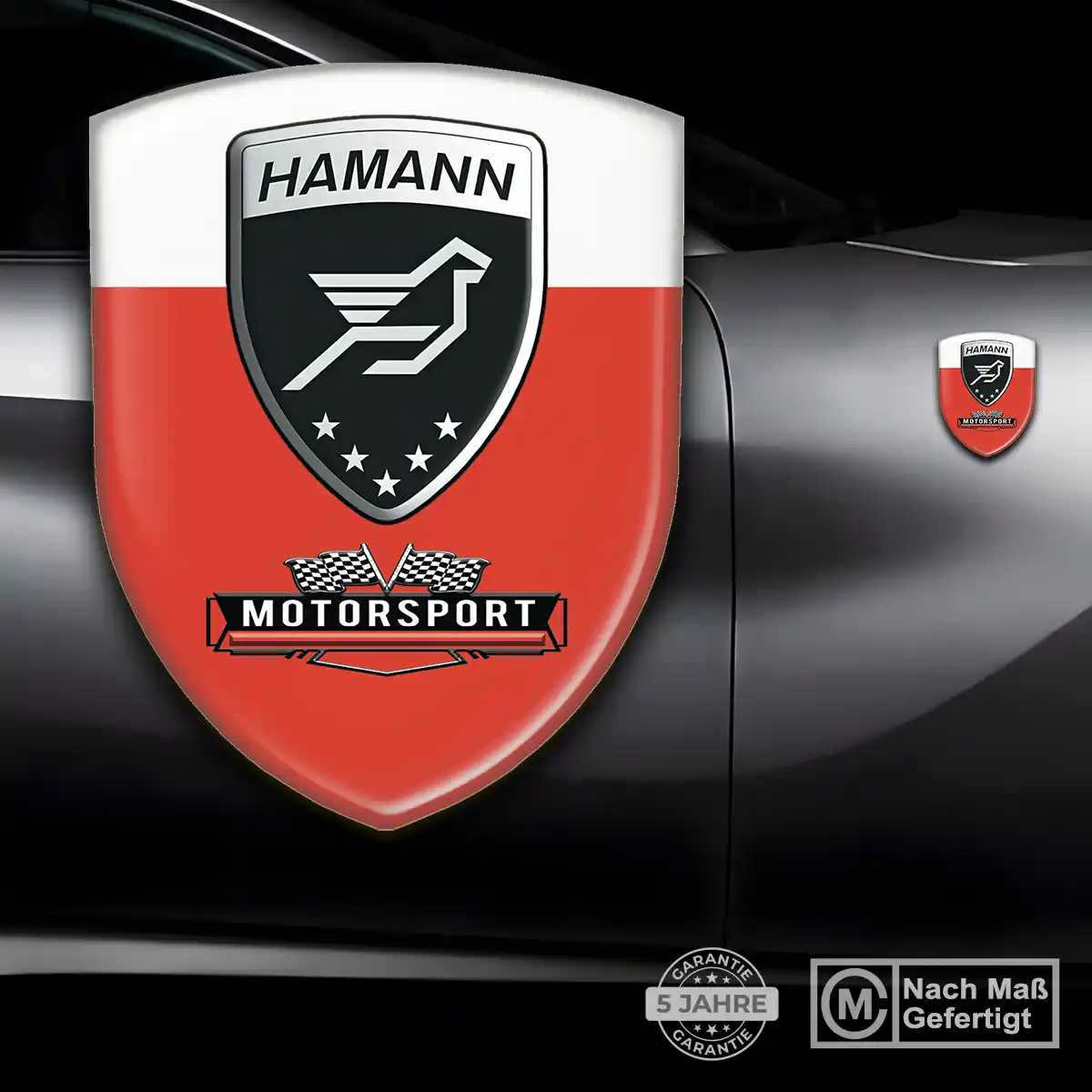 Hamann 3D Gel Aufkleber Edles Design