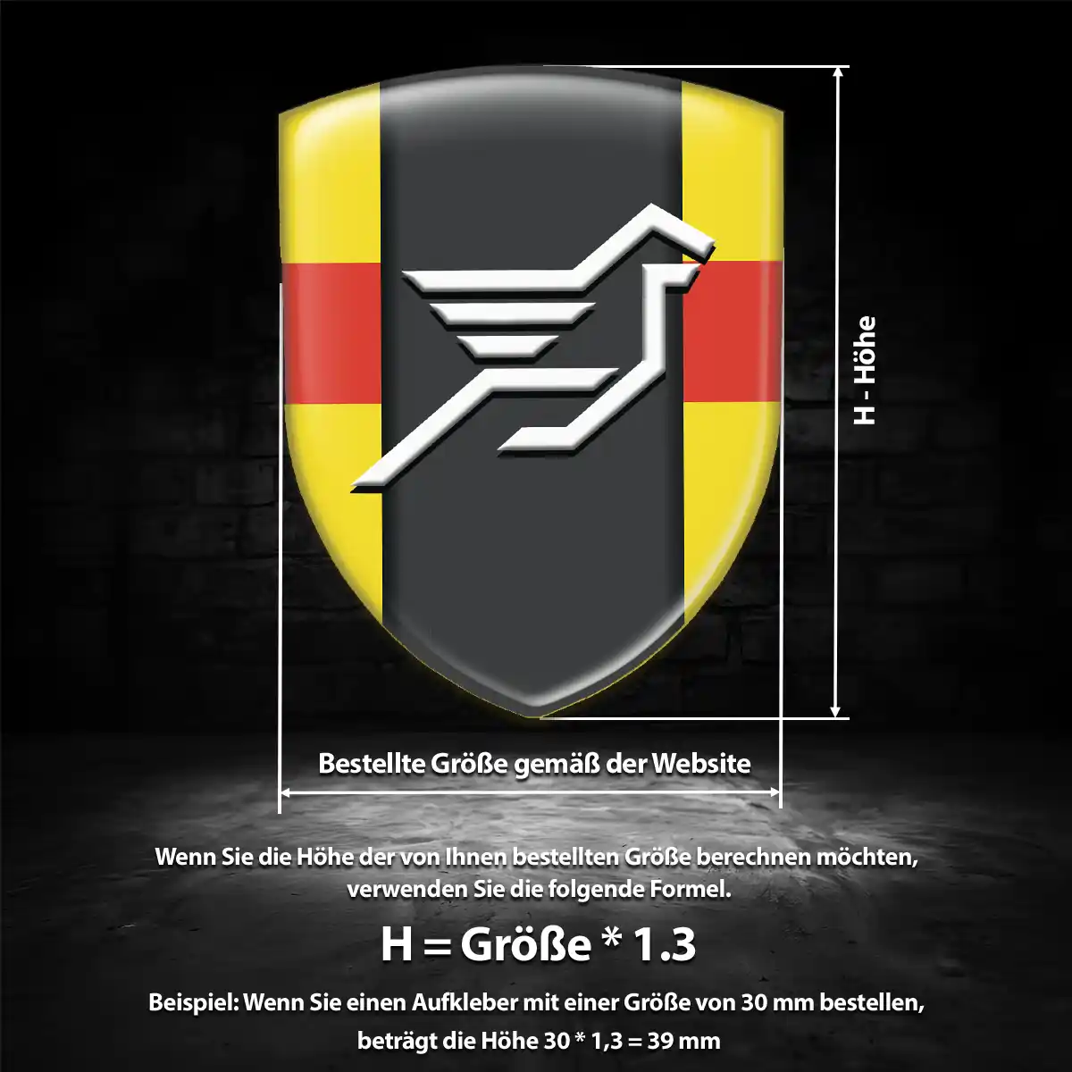 Hamann 3D Gel Aufkleber Emblem Auto Elegantes Design