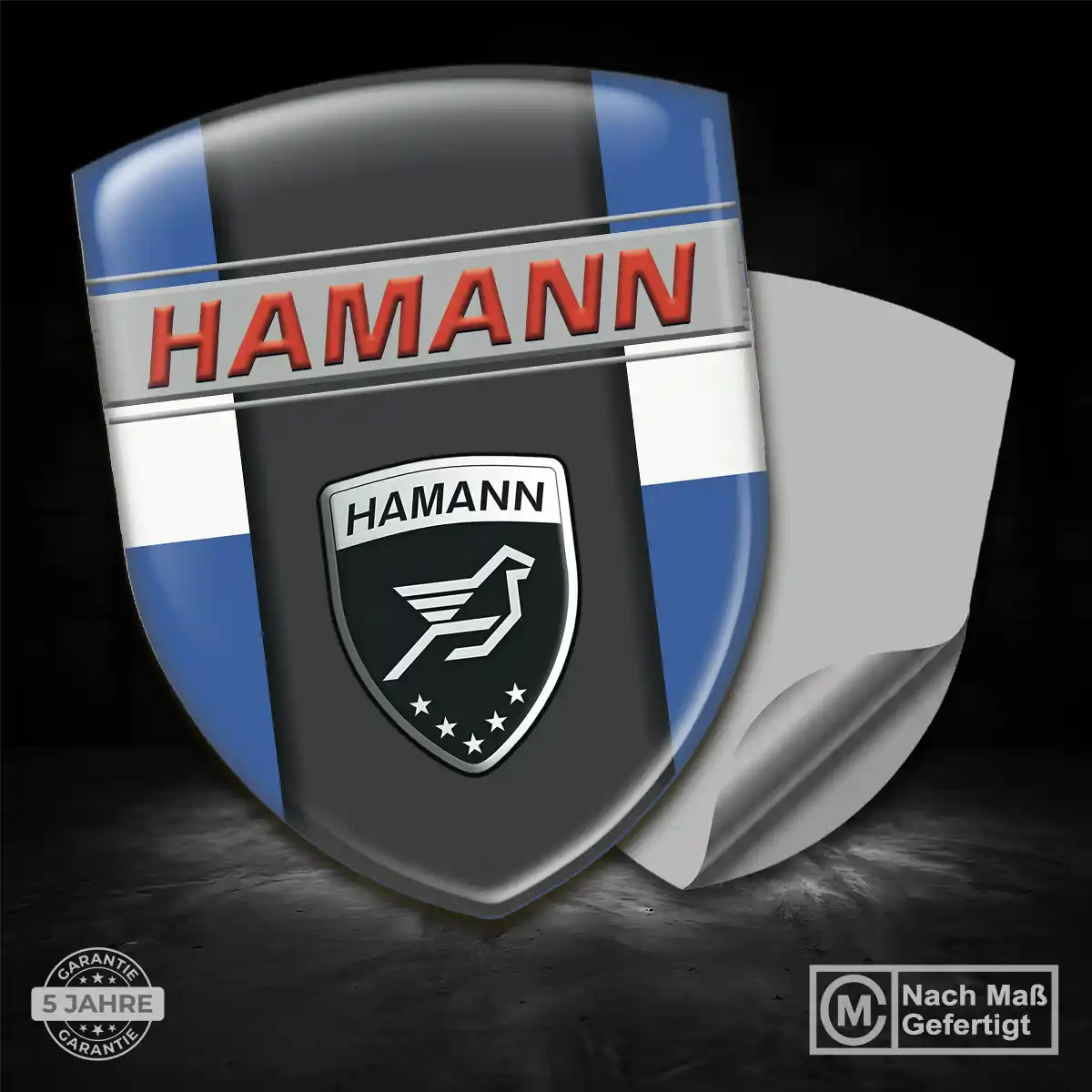 Hamann 3D Gel Aufkleber Emblem Auto Erstklassige Qualität