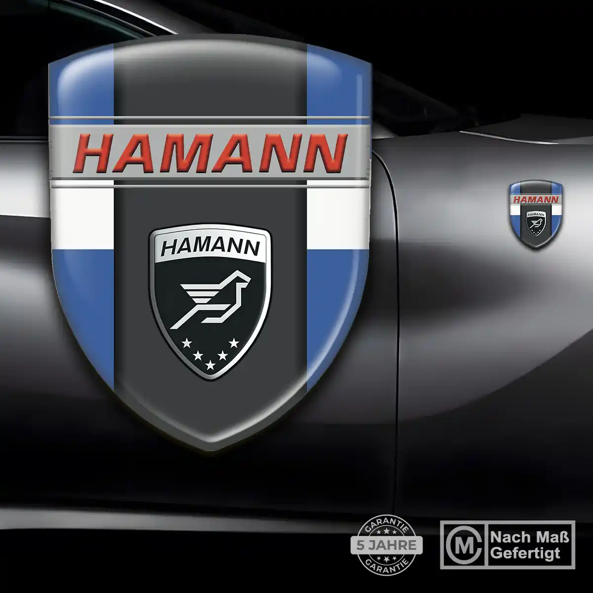 Hamann 3D Gel Aufkleber Emblem Auto Erstklassige Qualität
