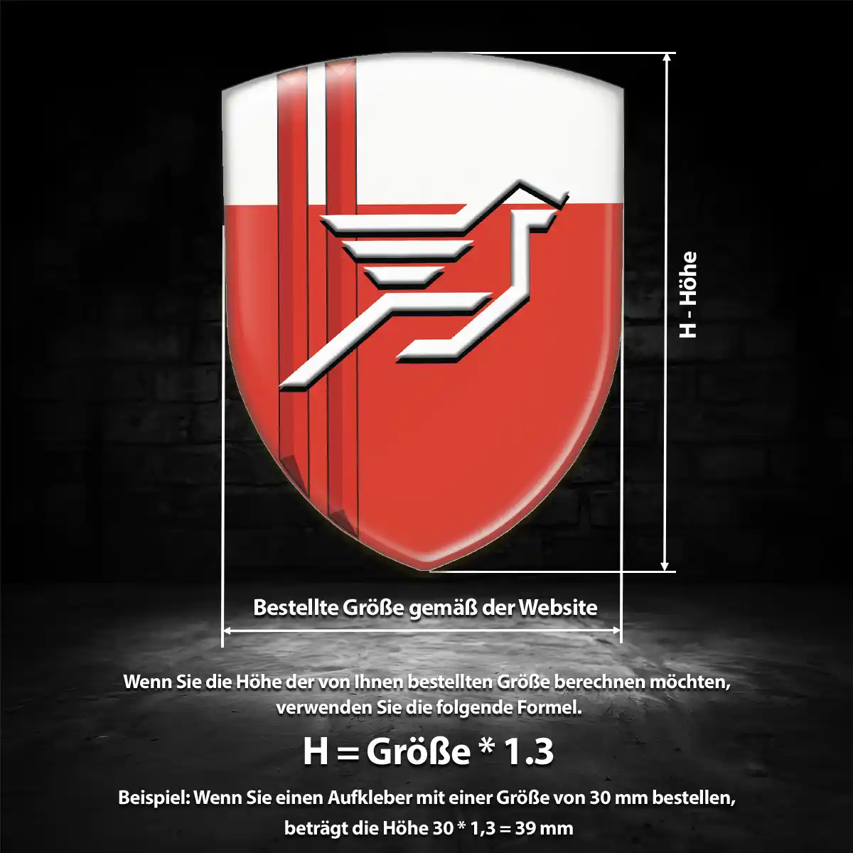 Hamann 3D Gel Aufkleber Emblem Auto Exterieurdesign