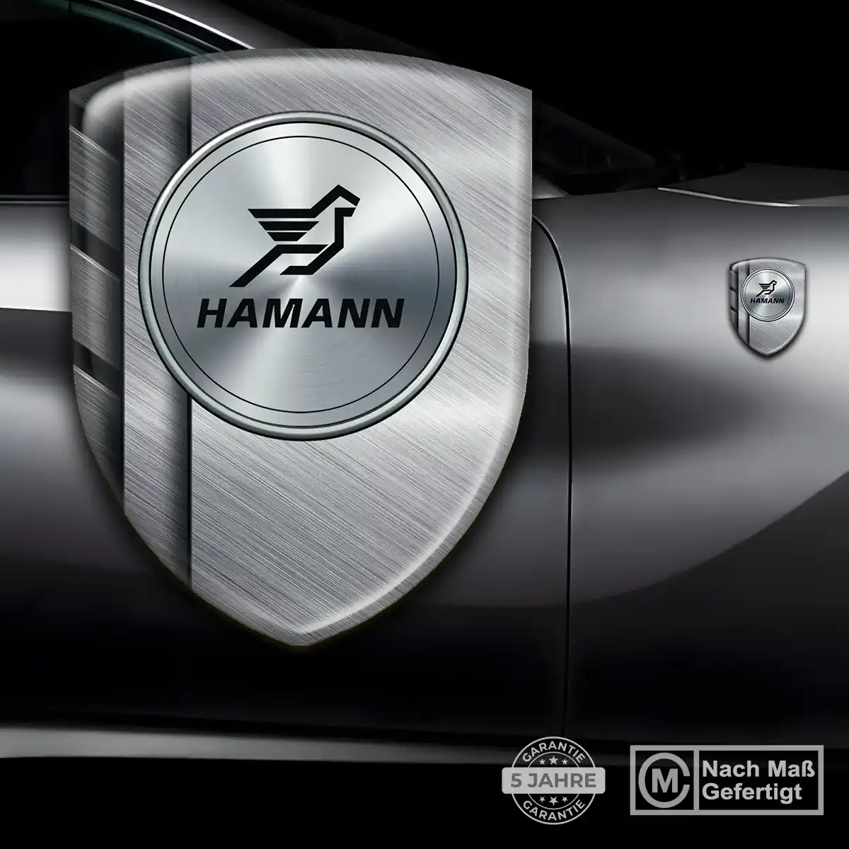 Hamann 3D Gel Aufkleber Emblem Auto Hochwertiges Harz