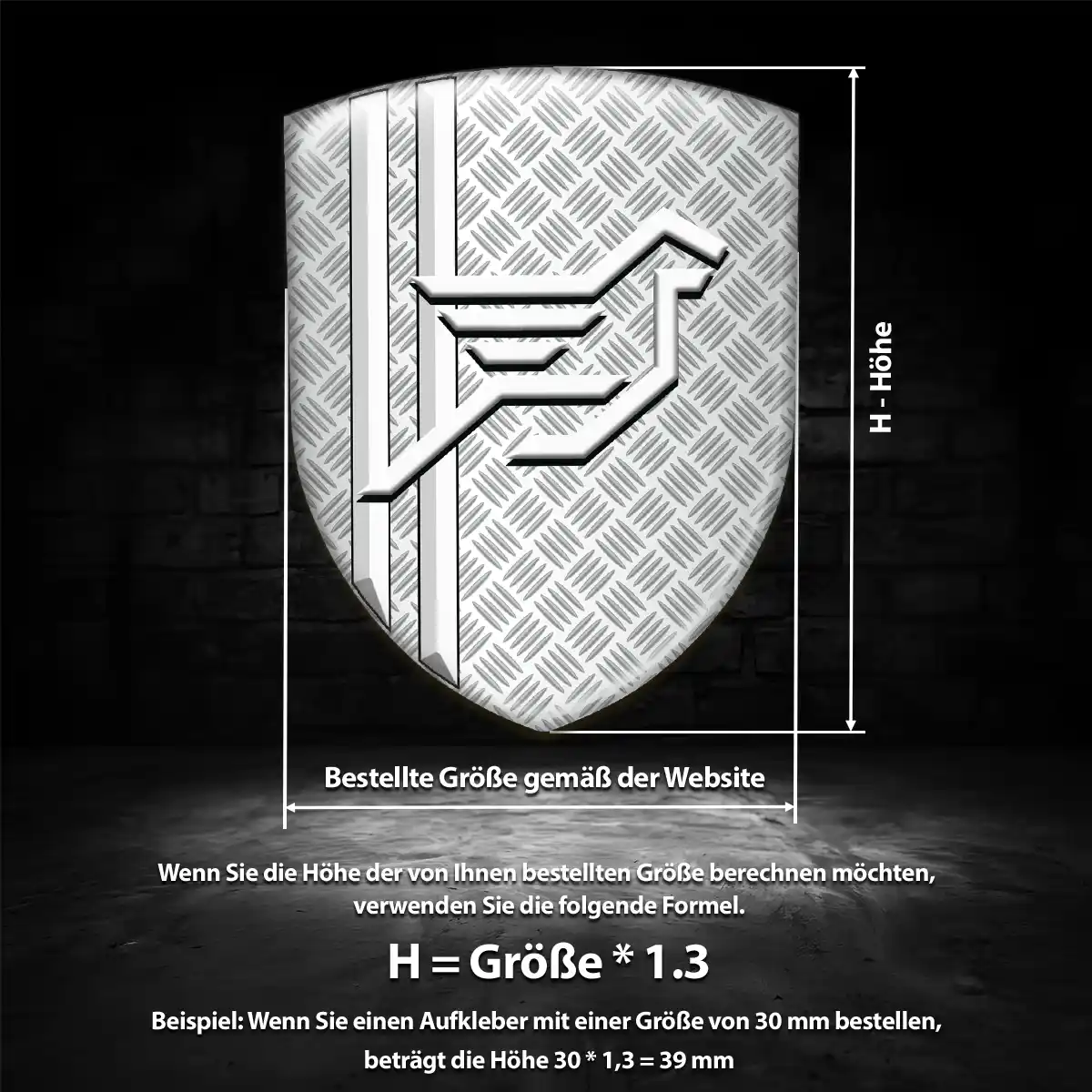 Hamann 3D Gel Aufkleber Emblem Auto Hohe Qualität