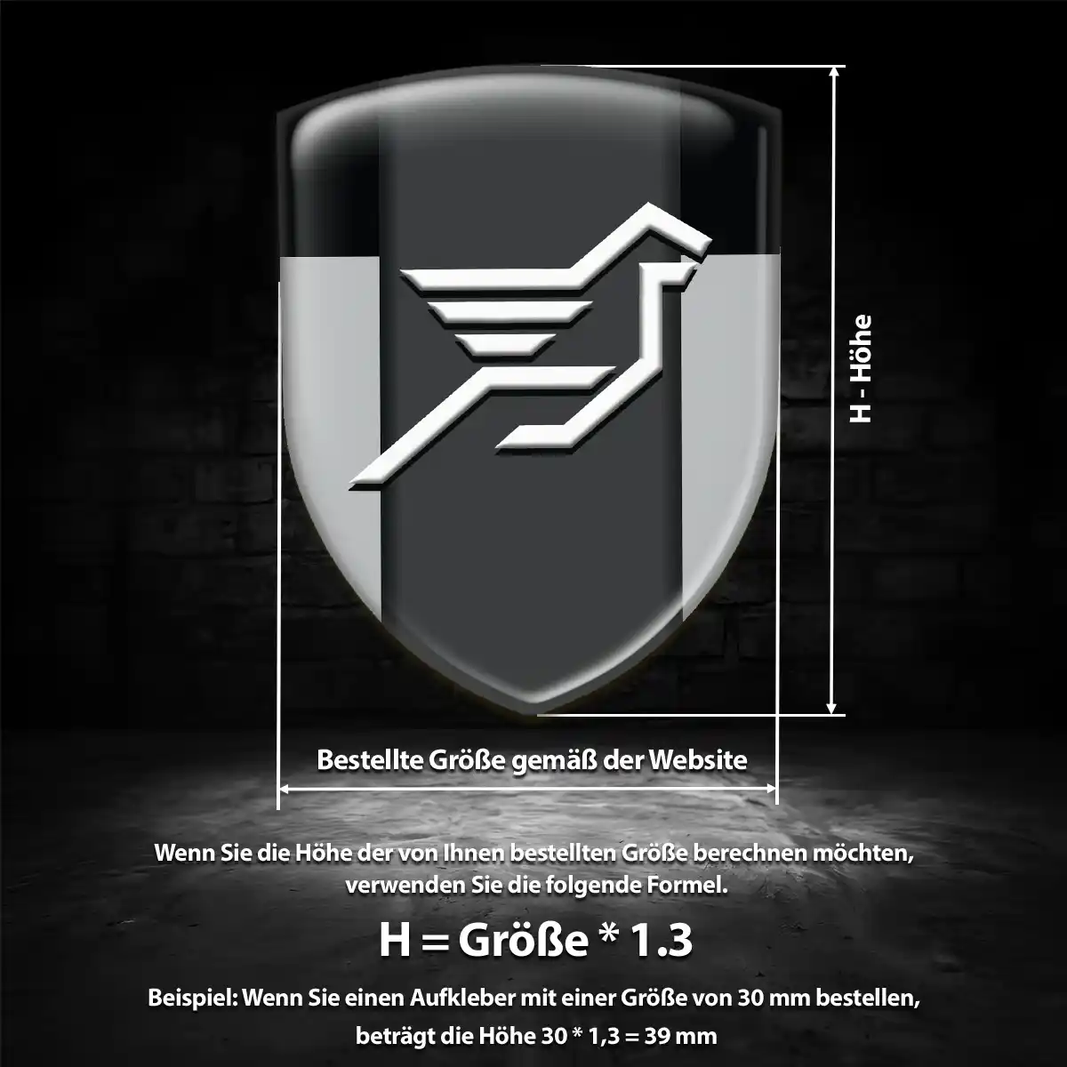 Hamann 3D Gel Aufkleber Emblem Auto Spitzenqualität