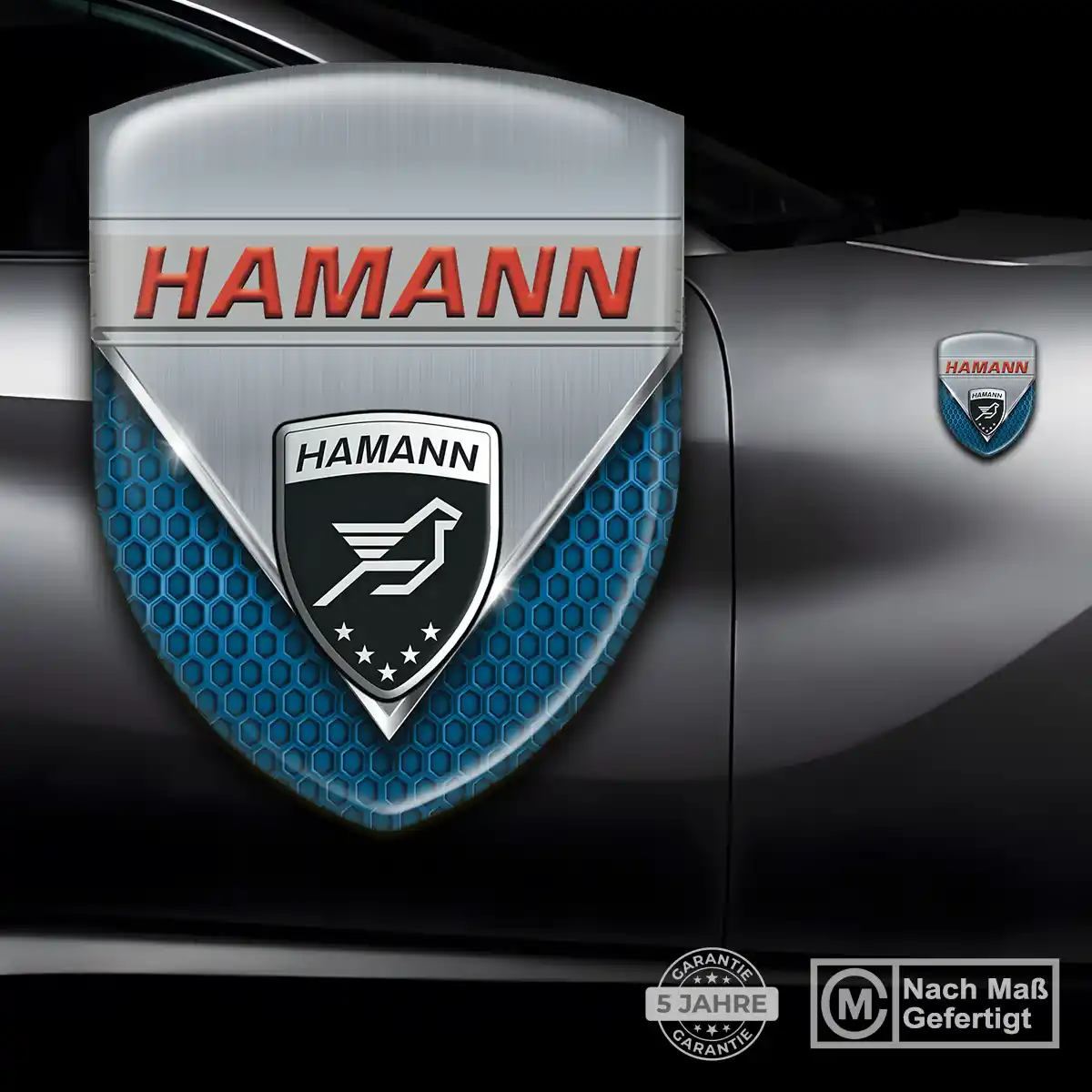 Hamann 3D Gel Aufkleber Emblem Auto Tuningfahrzeug