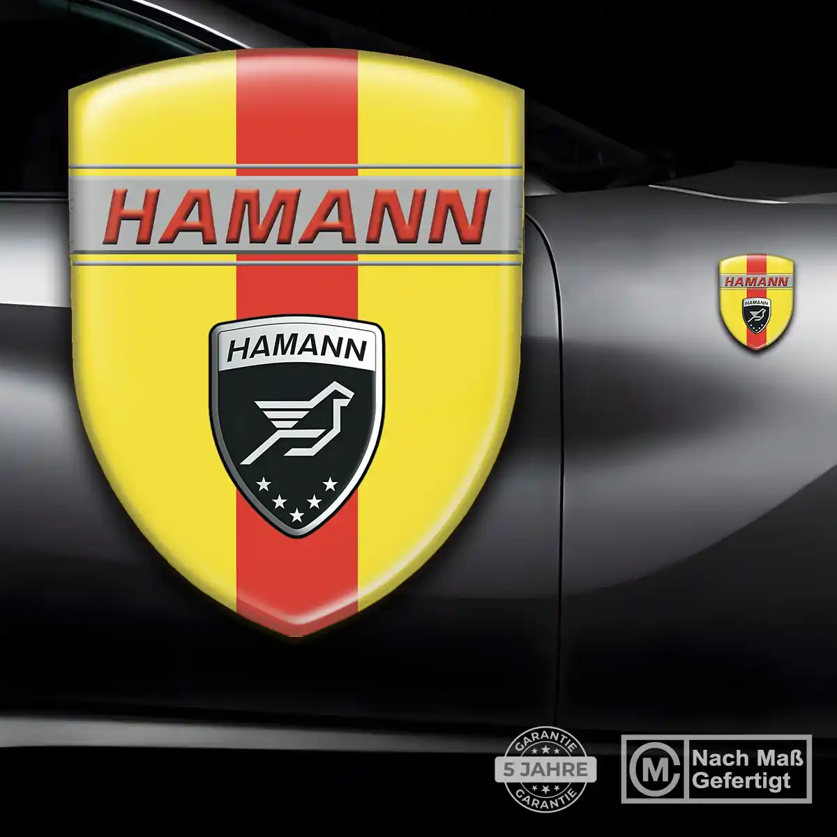 Hamann 3D Gel Aufkleber Emblem Überzeugende Qualität