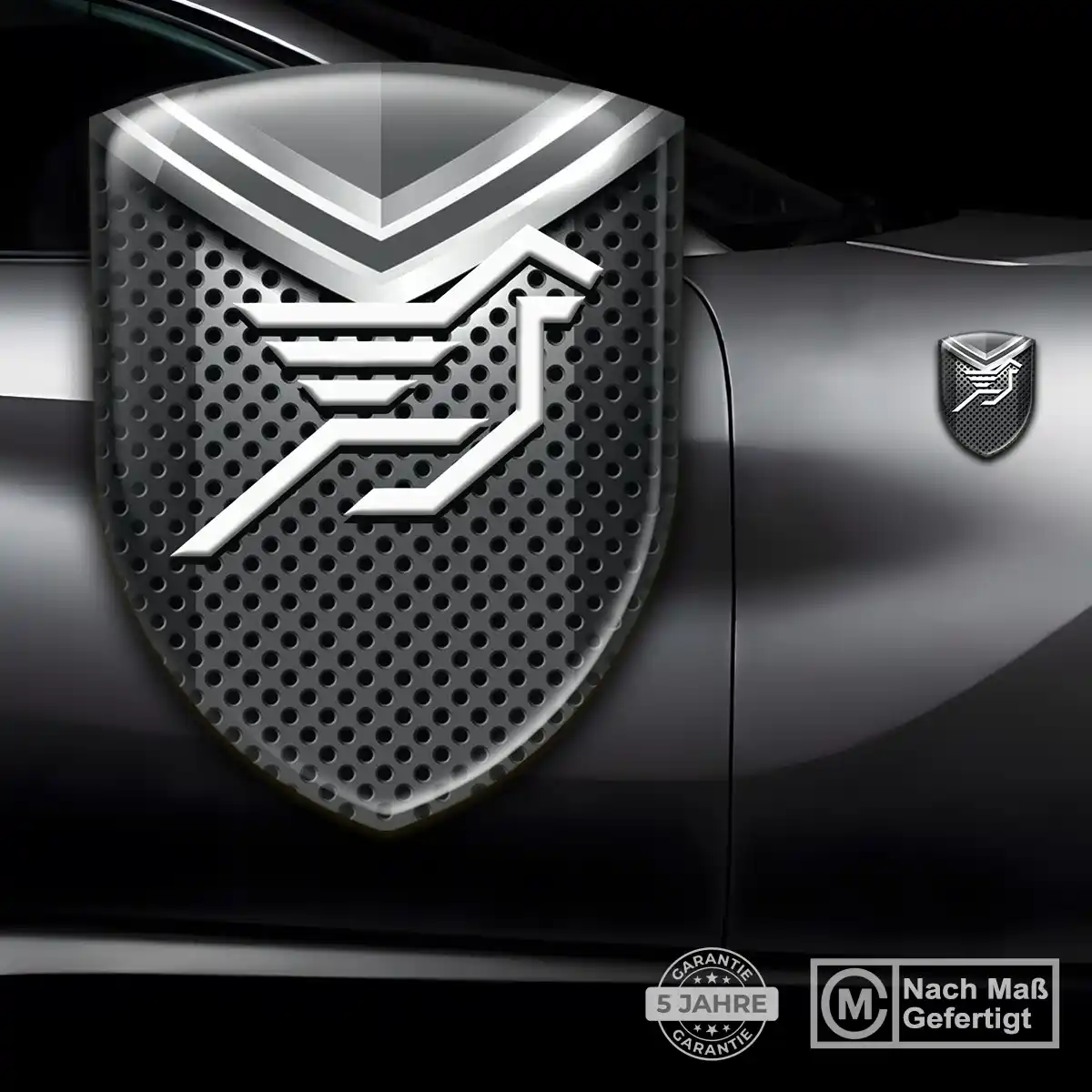 Hamann 3D Gel Aufkleber Emblem Edles Design