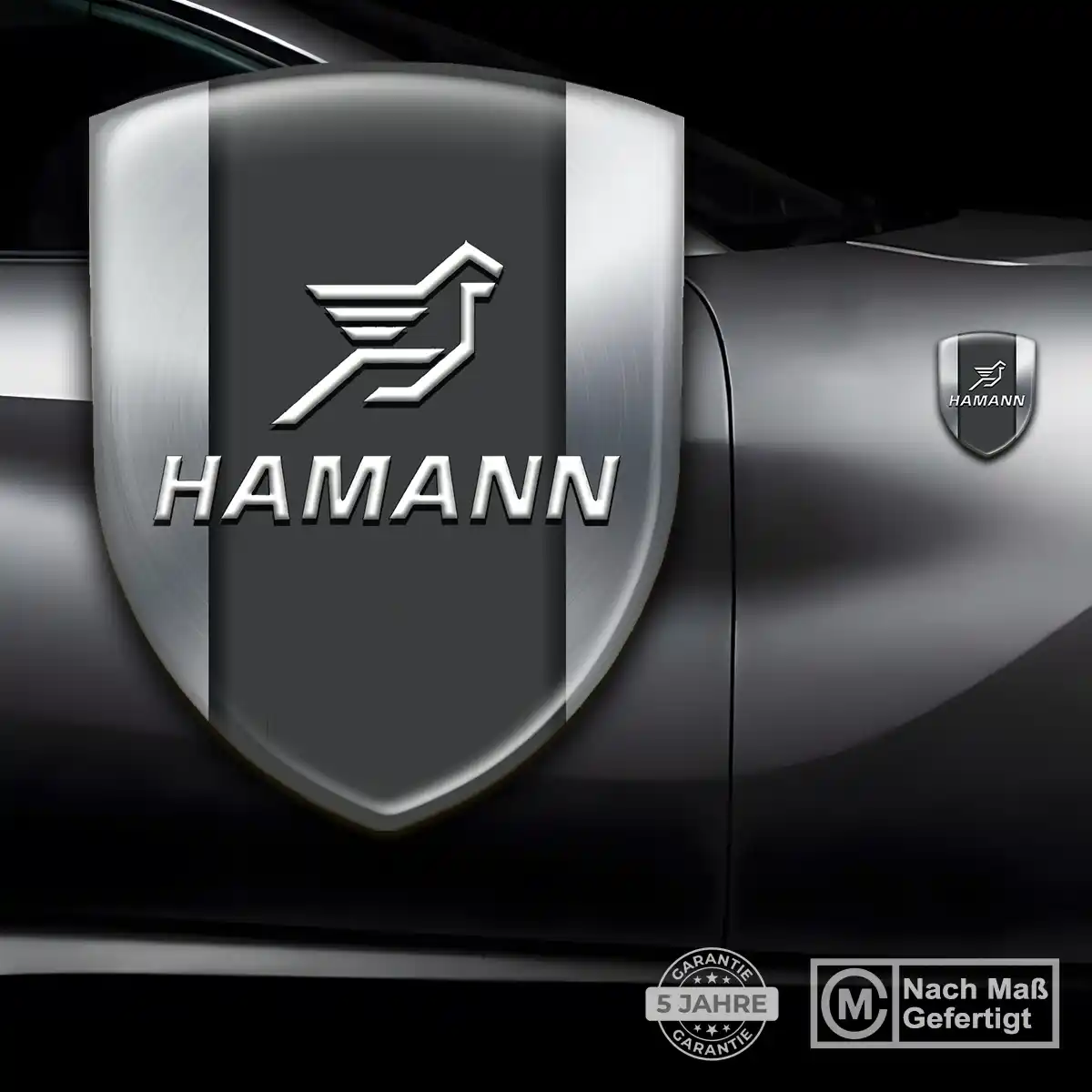 Hamann 3D Gel Aufkleber Emblem Exterieurdesign