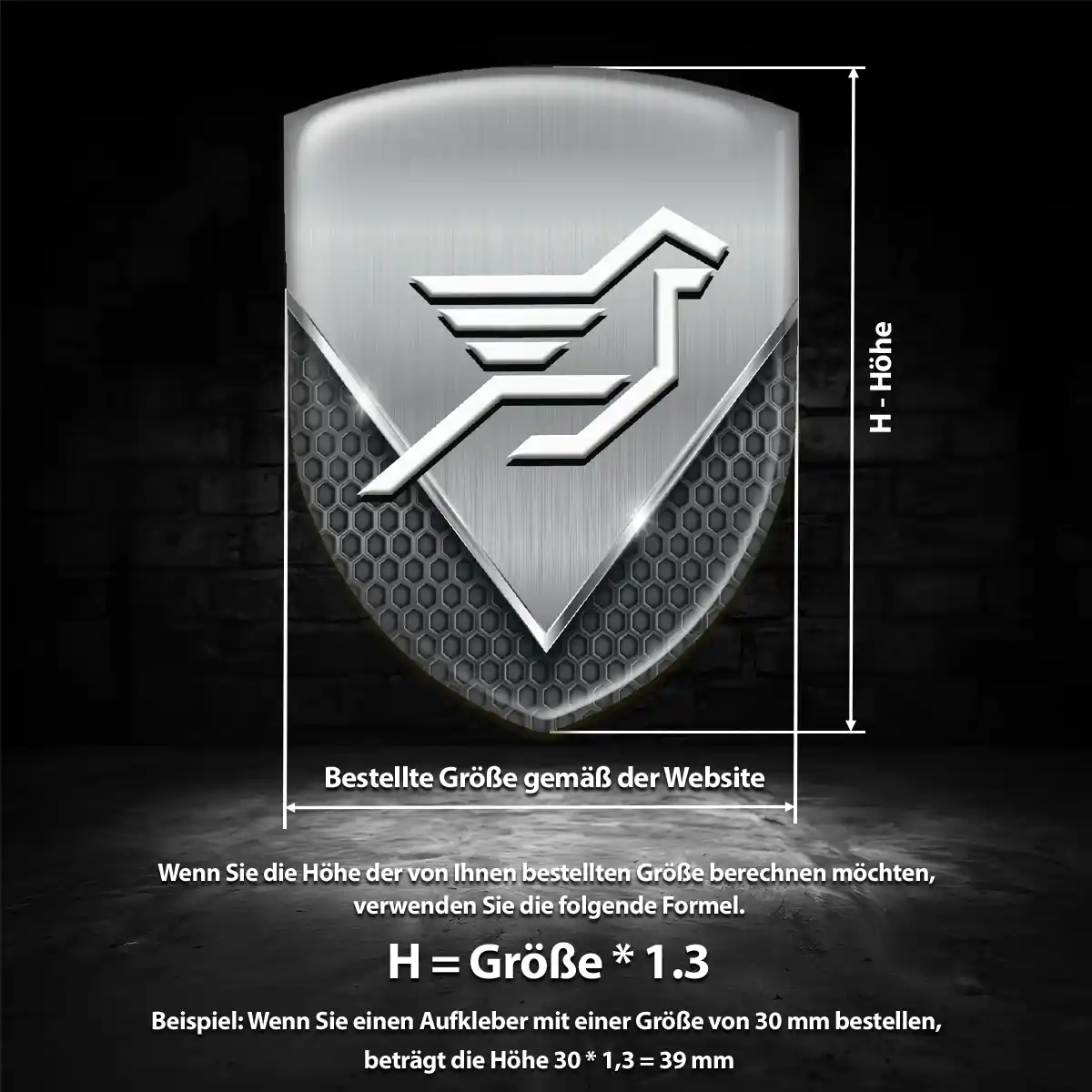 Hamann 3D Gel Aufkleber Emblem Hochwertiges Harz