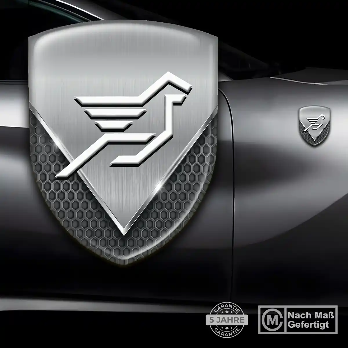 Hamann 3D Gel Aufkleber Emblem Hochwertiges Harz