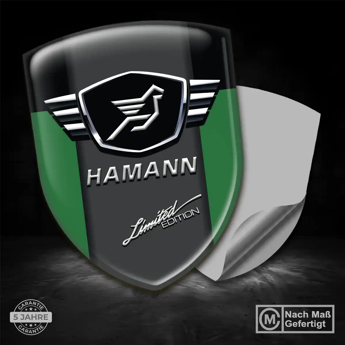 Hamann 3D Gel Aufkleber Emblem Hohe Qualität
