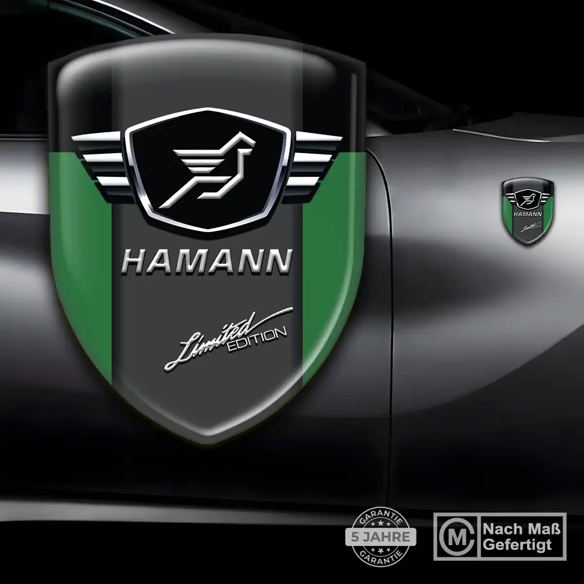 Hamann 3D Gel Aufkleber Emblem Hohe Qualität