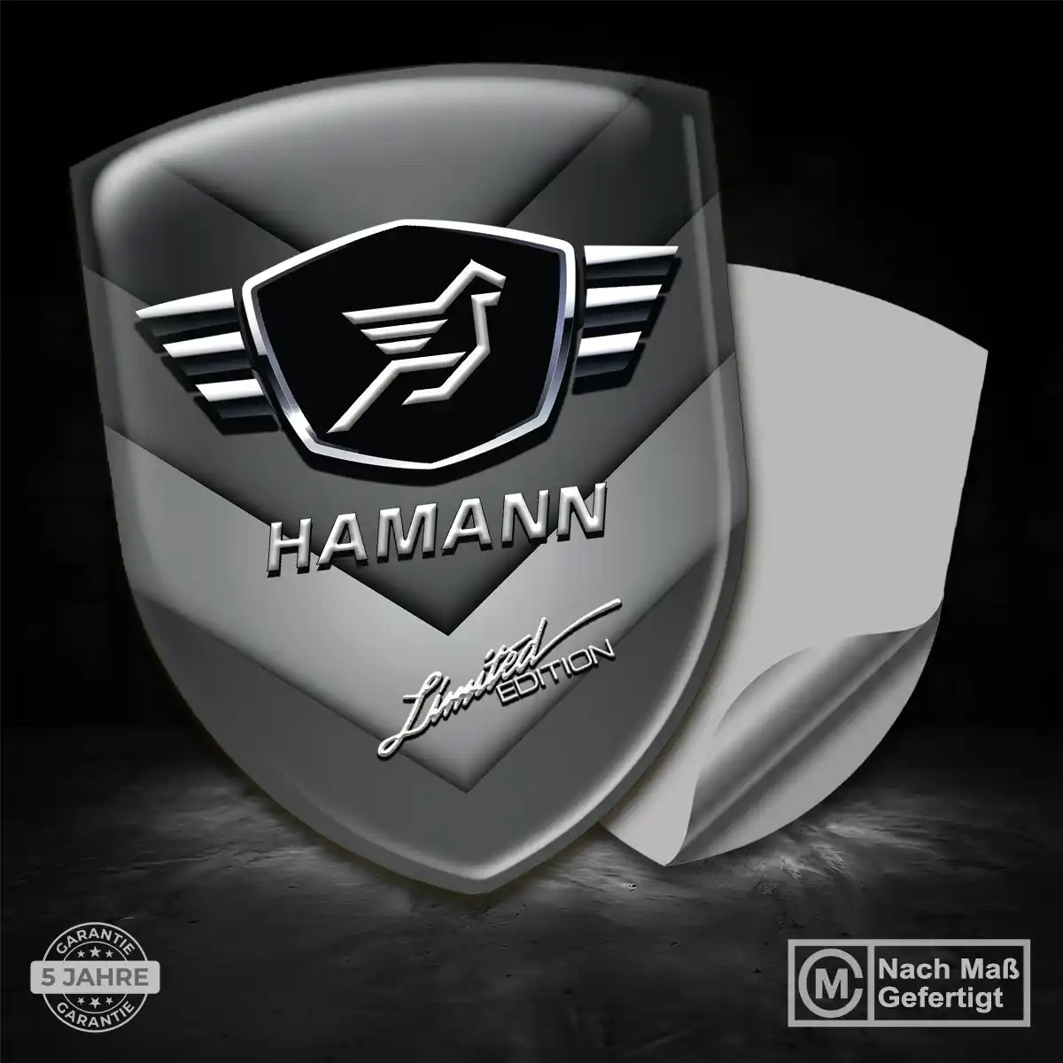 Hamann 3D Gel Aufkleber Emblem Interieurdesign