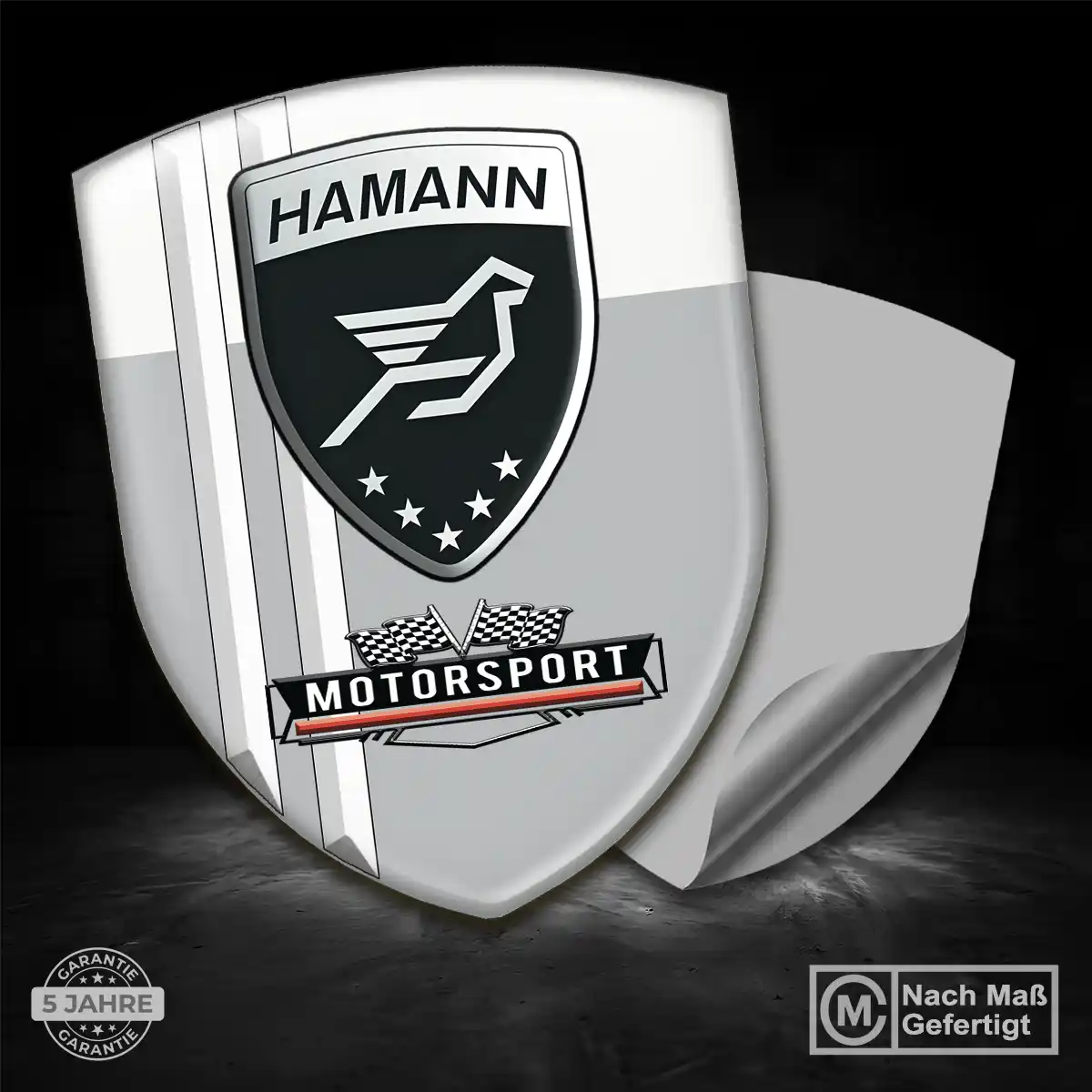 Hamann 3D Gel Aufkleber Emblem Limitierte Auflage