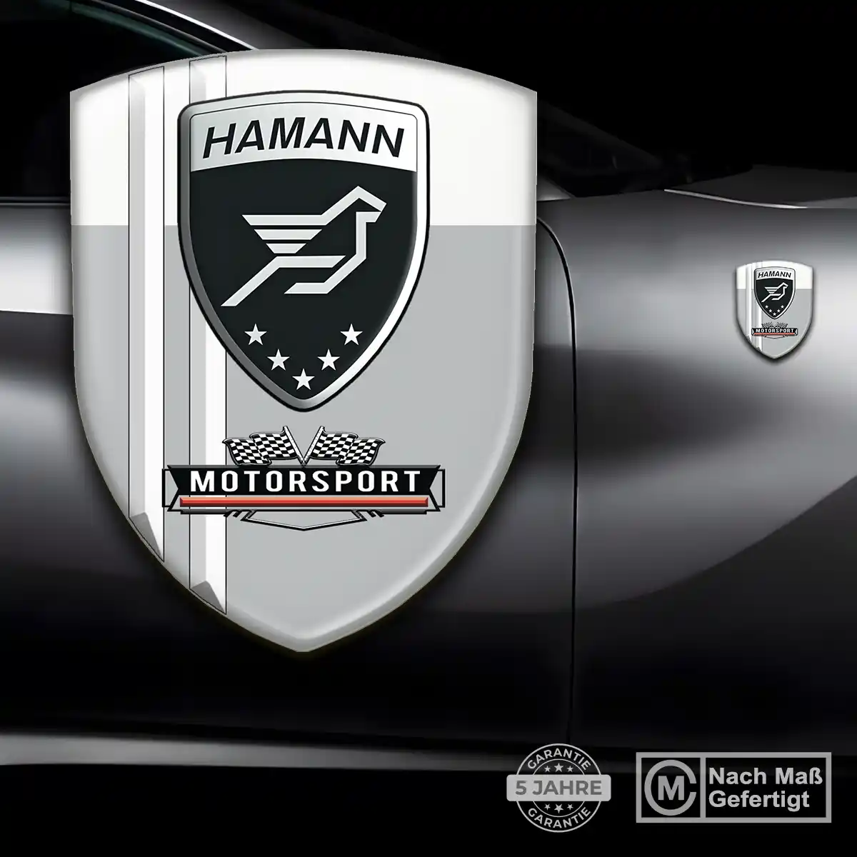 Hamann 3D Gel Aufkleber Emblem Limitierte Auflage