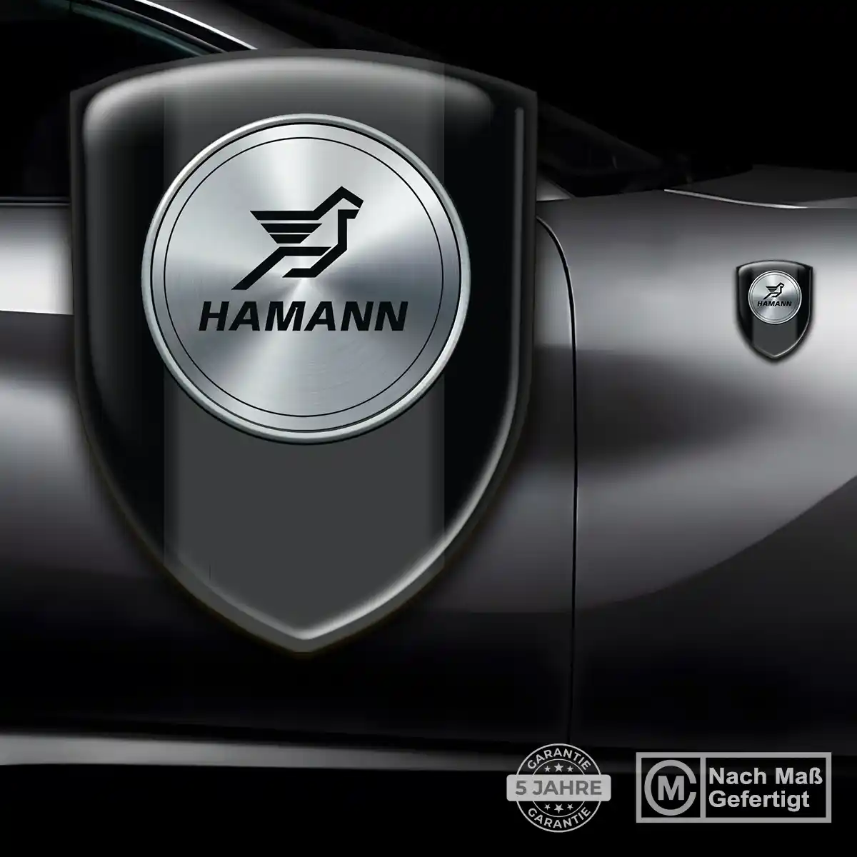 Hamann 3D Gel Aufkleber Emblem Luxus-Edition