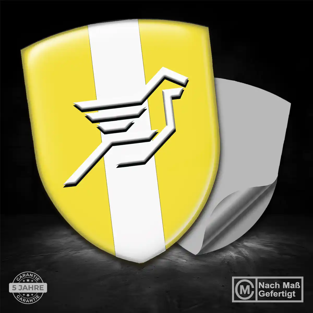 Hamann 3D Gel Aufkleber Emblem Modernes Design