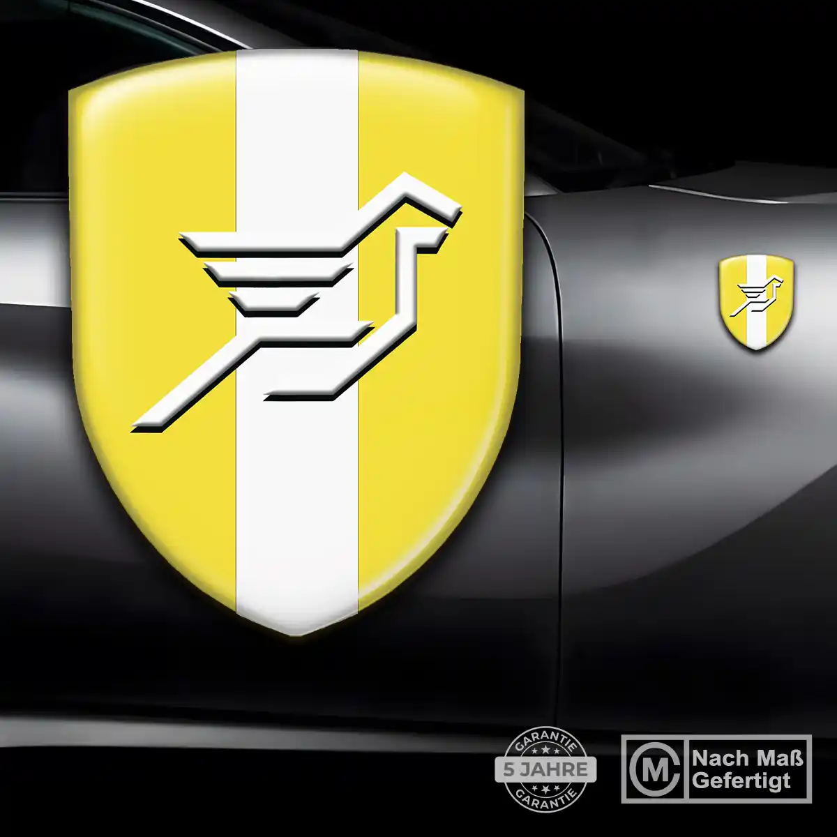 Hamann 3D Gel Aufkleber Emblem Modernes Design