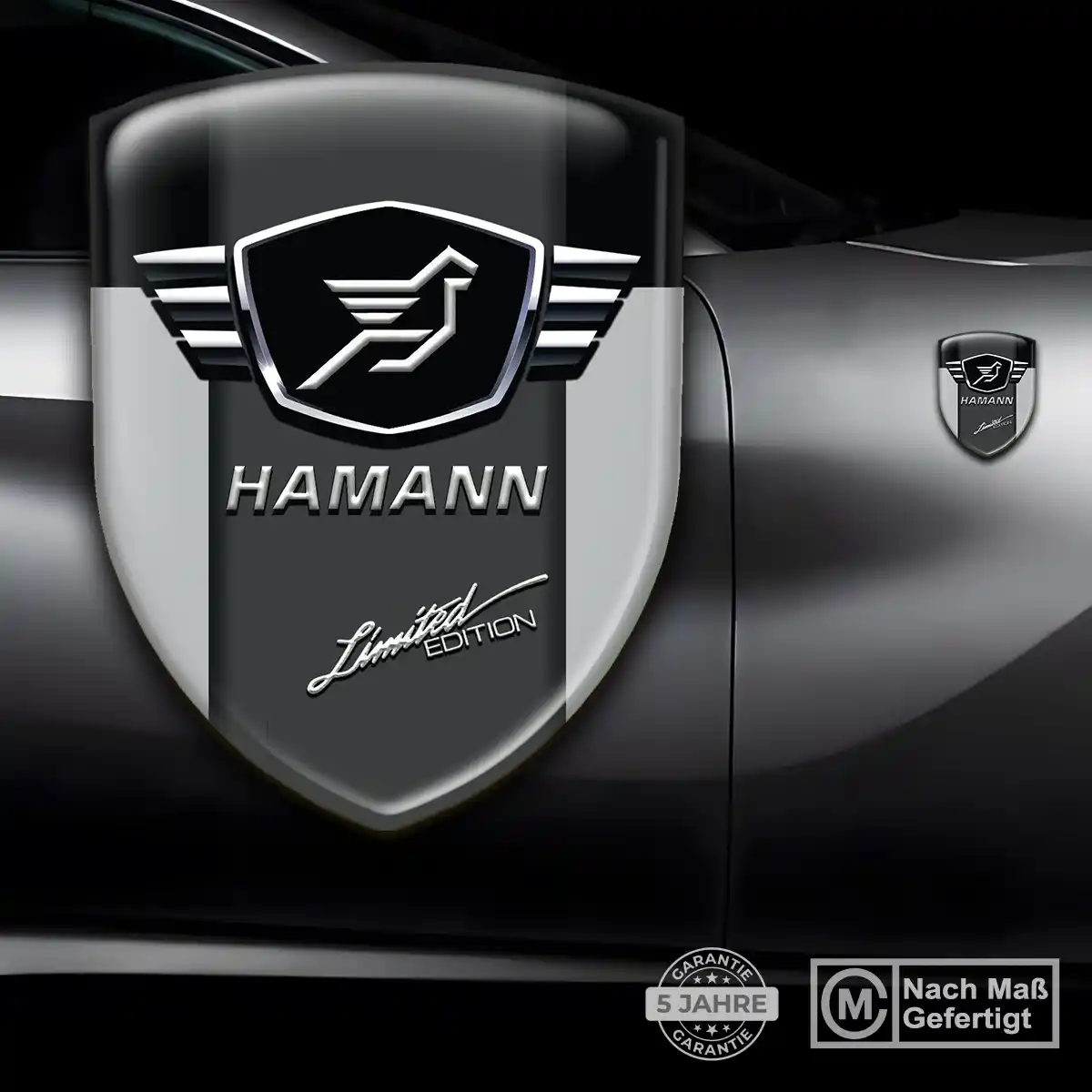 Hamann 3D Gel Aufkleber Emblem Tuningfahrzeug