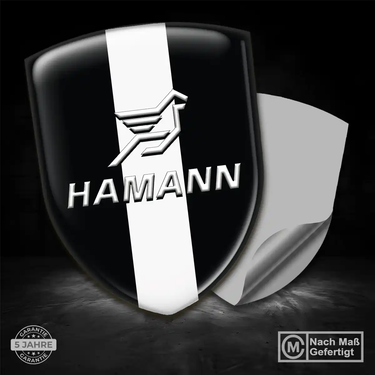 Hamann 3D Gel Aufkleber Embleme Anspruchsvolles Design