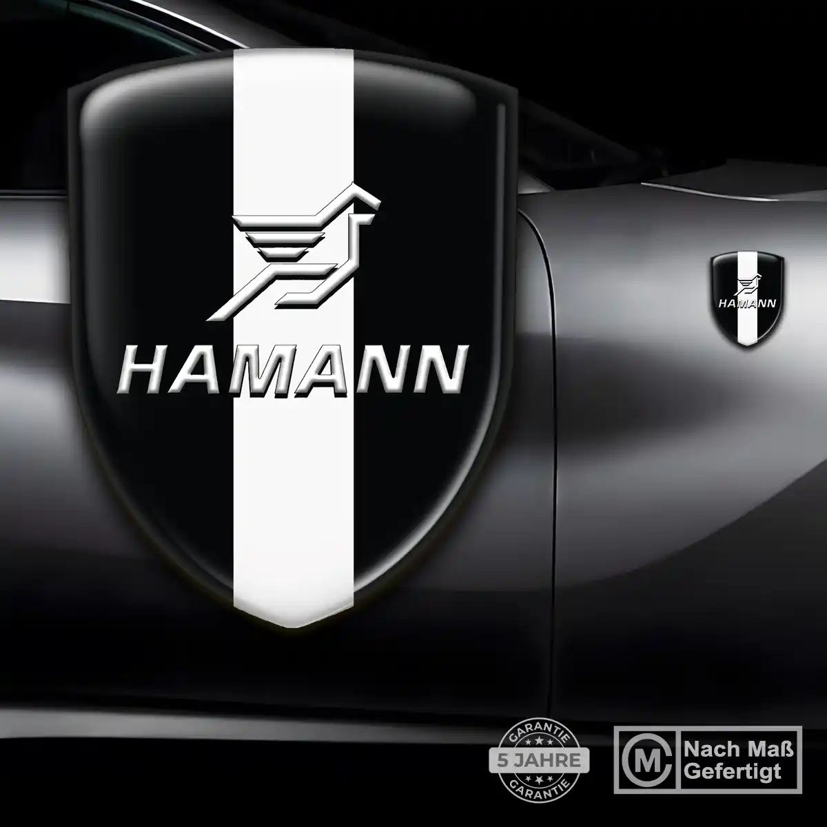 Hamann 3D Gel Aufkleber Embleme Anspruchsvolles Design