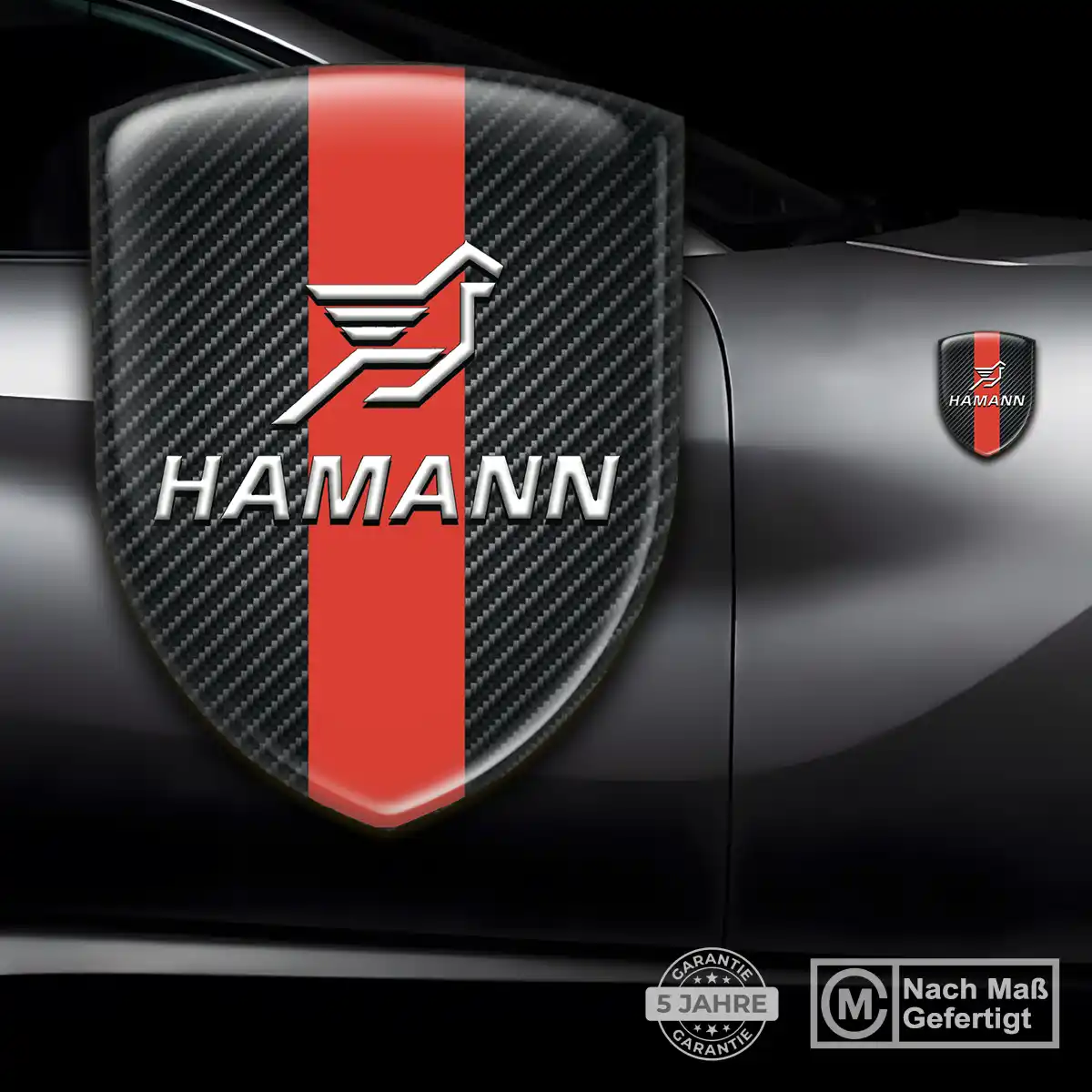 Hamann 3D Gel Aufkleber Embleme Auto Elegantes Design
