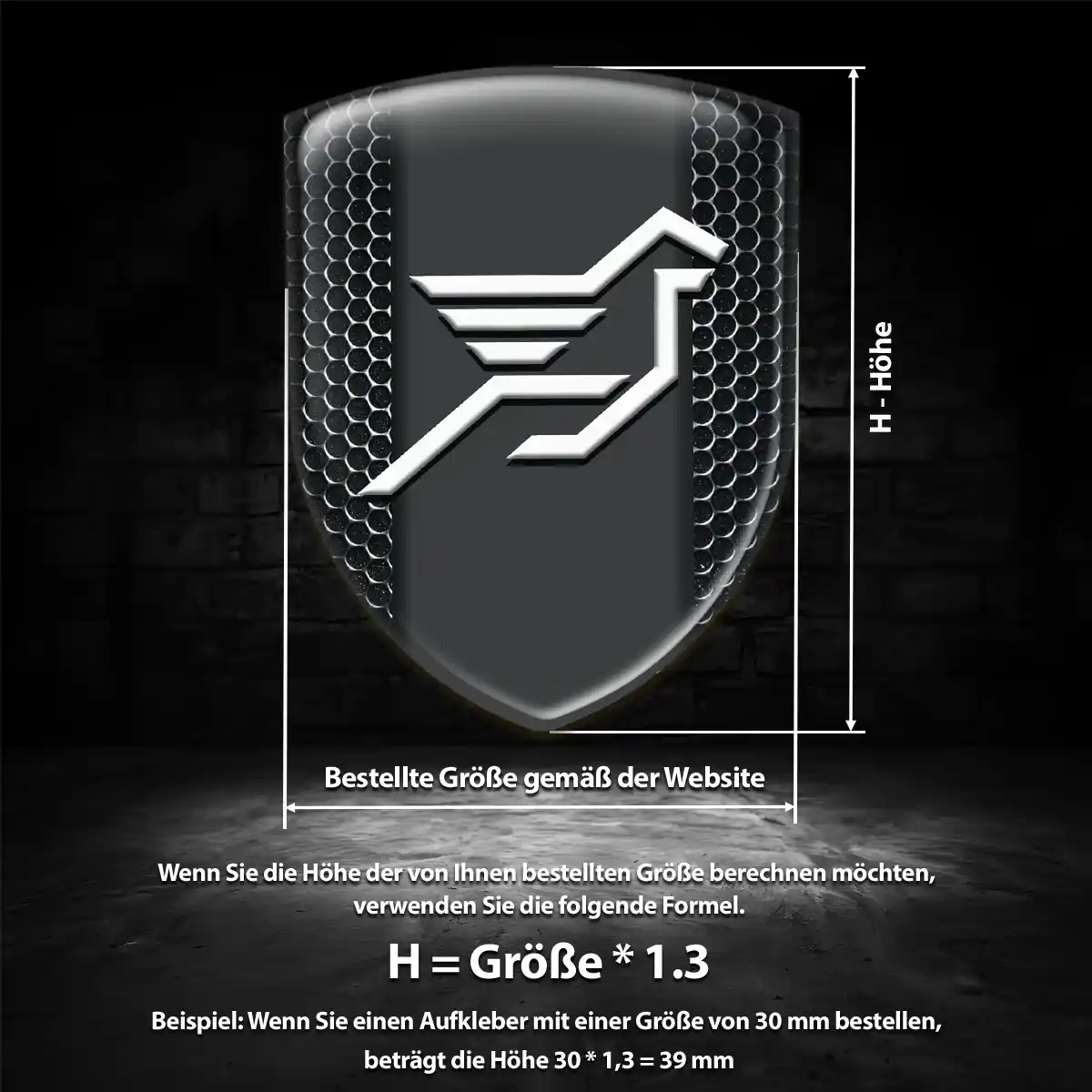 Hamann 3D Gel Aufkleber Embleme Auto Hochwertiges Harz