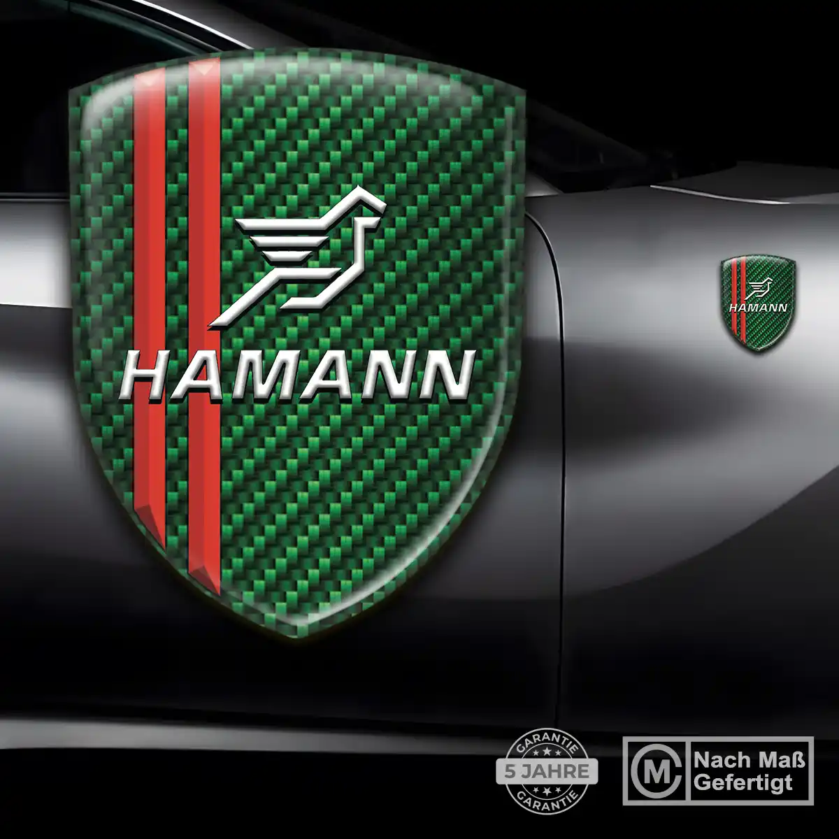 Hamann 3D Gel Aufkleber Embleme Auto Limitierte Auflage