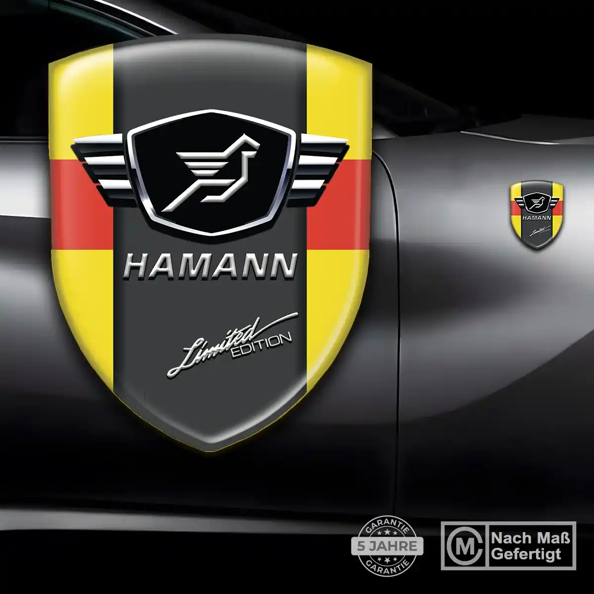 Hamann 3D Gel Aufkleber Embleme Auto Modernes Design