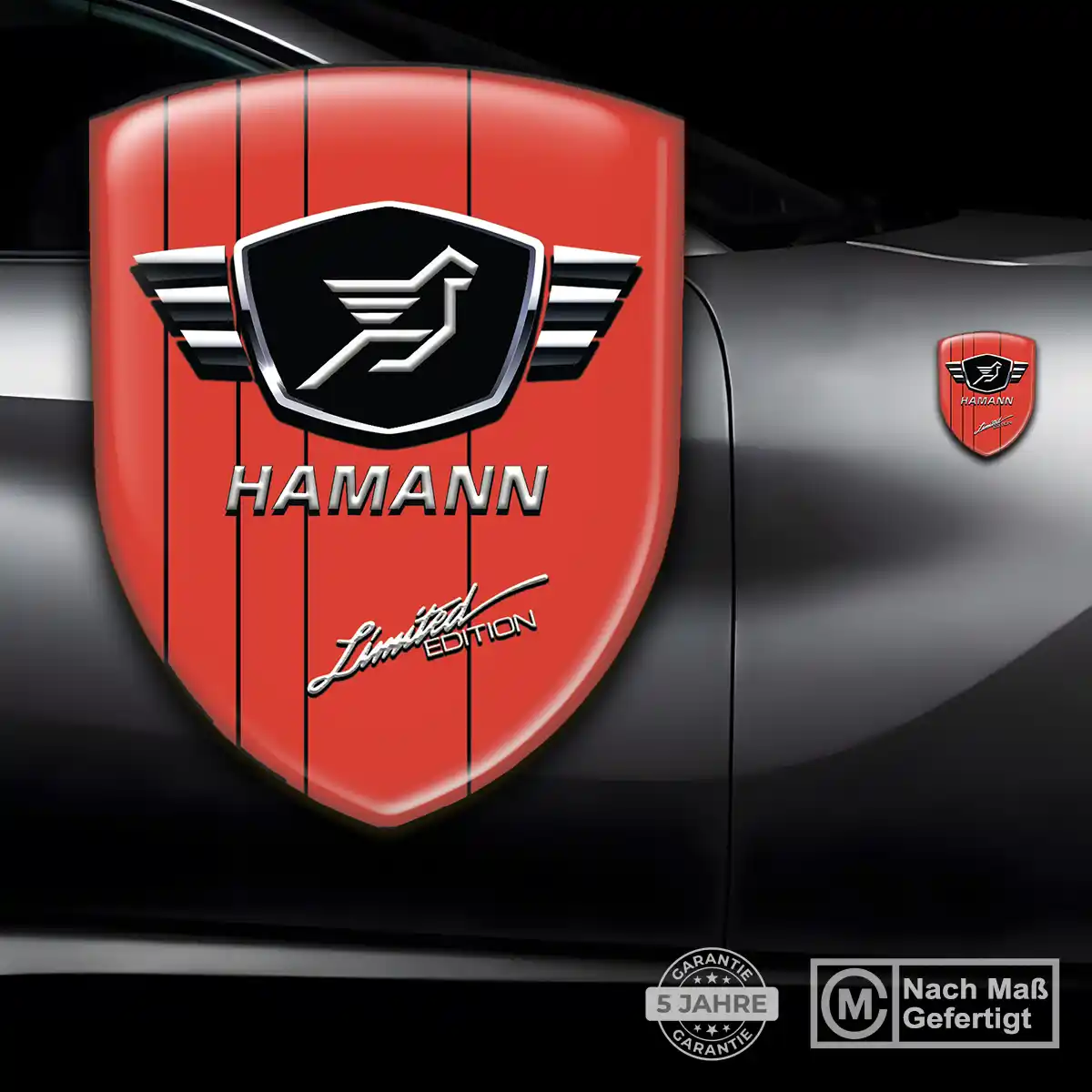 Hamann 3D Gel Aufkleber Embleme Auto Premium-Edition