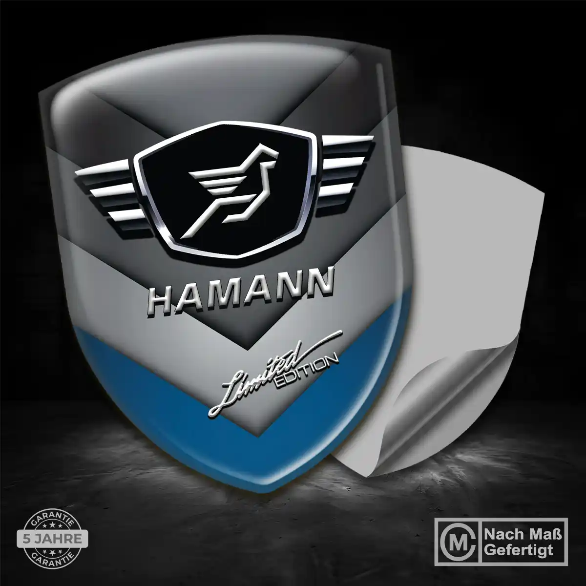 Hamann 3D Gel Aufkleber Embleme Auto Spitzenqualität