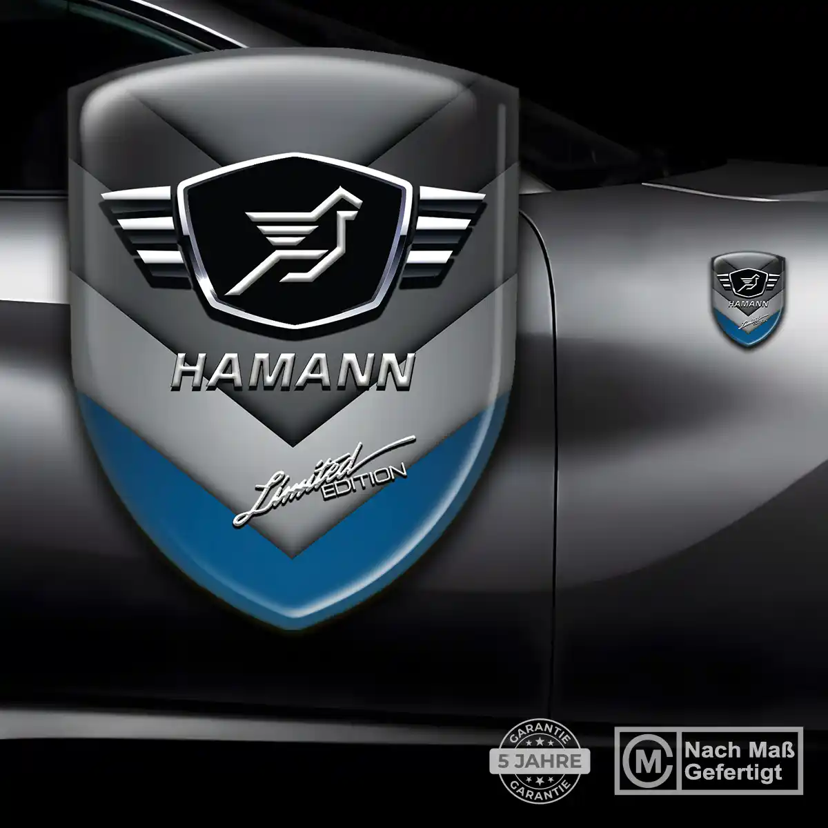 Hamann 3D Gel Aufkleber Embleme Auto Spitzenqualität