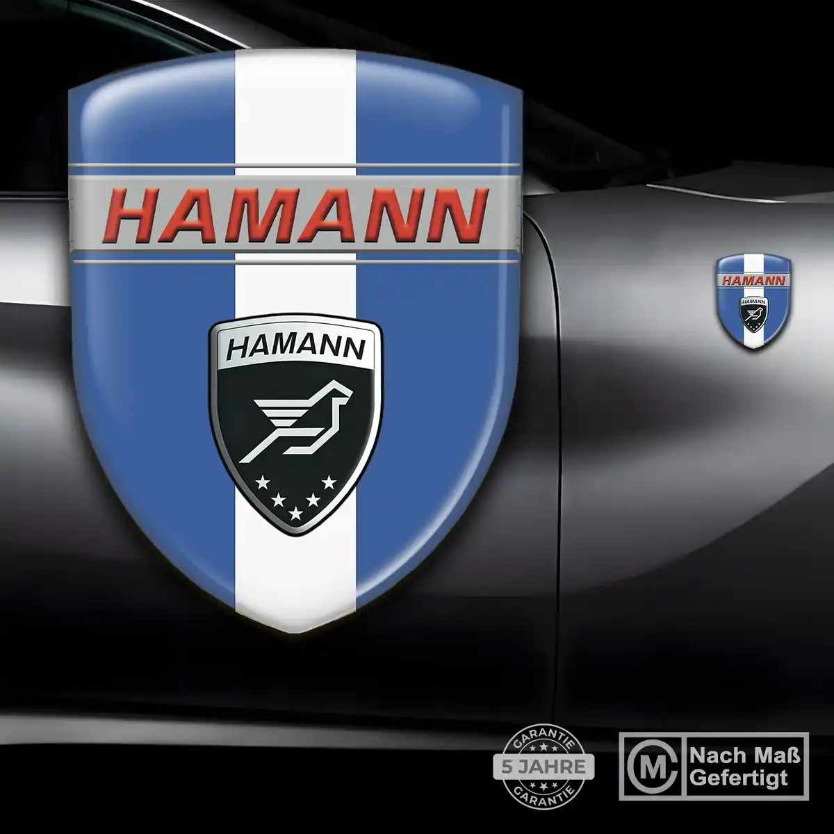 Hamann 3D Gel Aufkleber Embleme Auto Stilvolles Design
