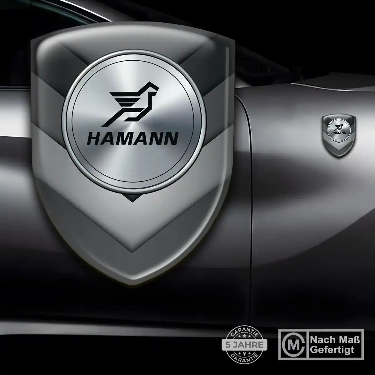 Hamann 3D Gel Aufkleber Embleme Überzeugende Qualität