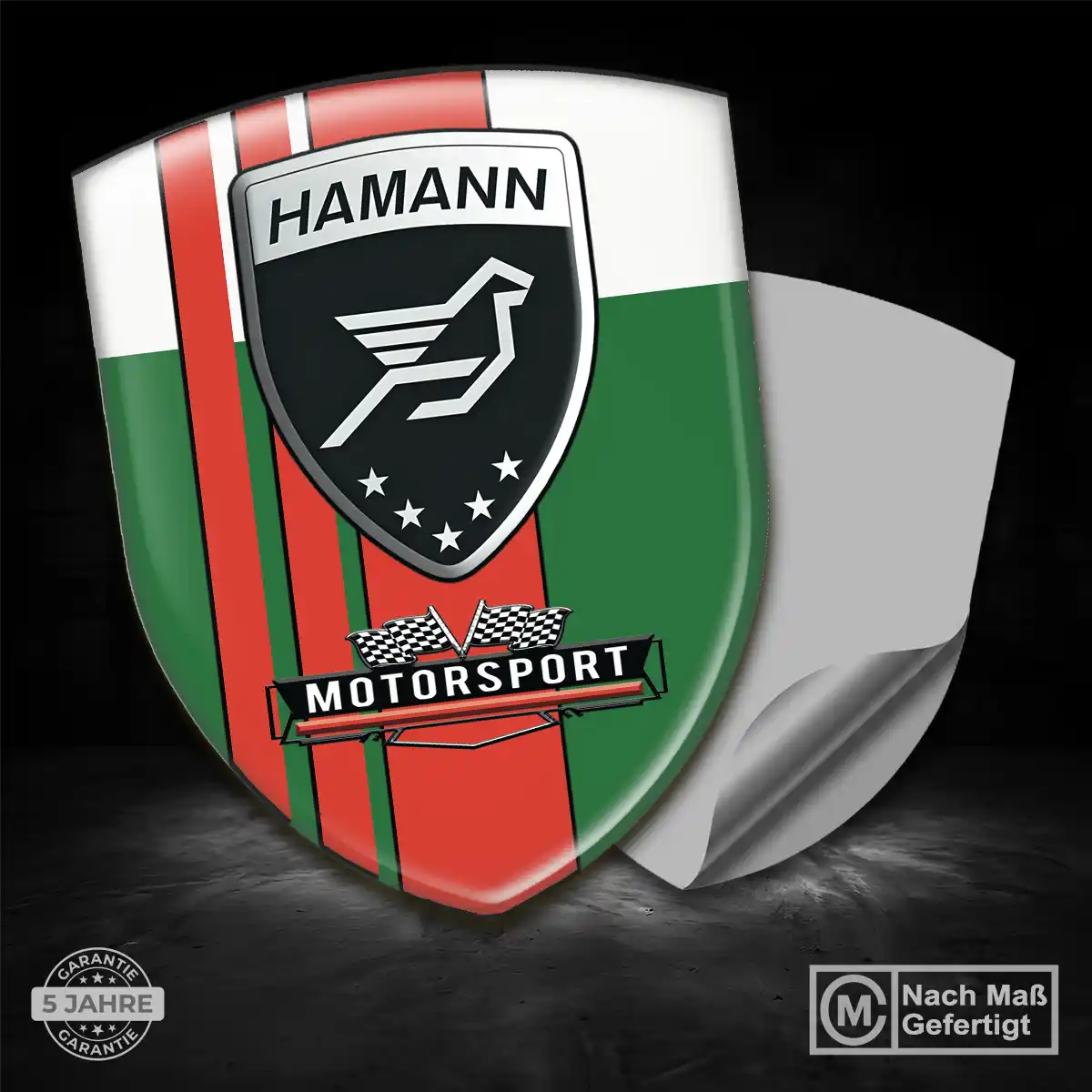 Hamann 3D Gel Aufkleber Embleme Hochwertiges Harz