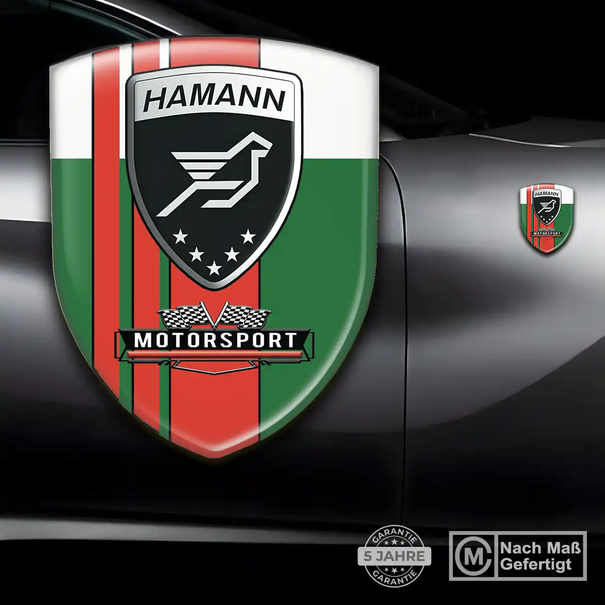 Hamann 3D Gel Aufkleber Embleme Hochwertiges Harz