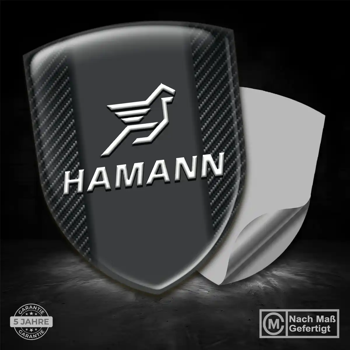 Hamann 3D Gel Aufkleber Embleme Interieurdesign