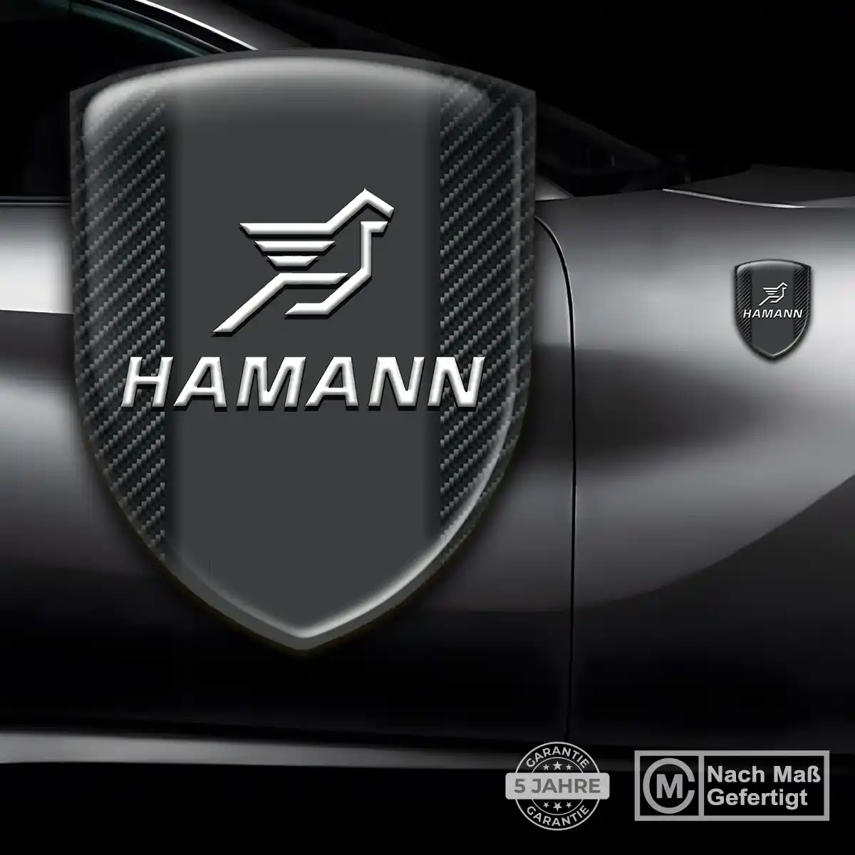 Hamann 3D Gel Aufkleber Embleme Interieurdesign