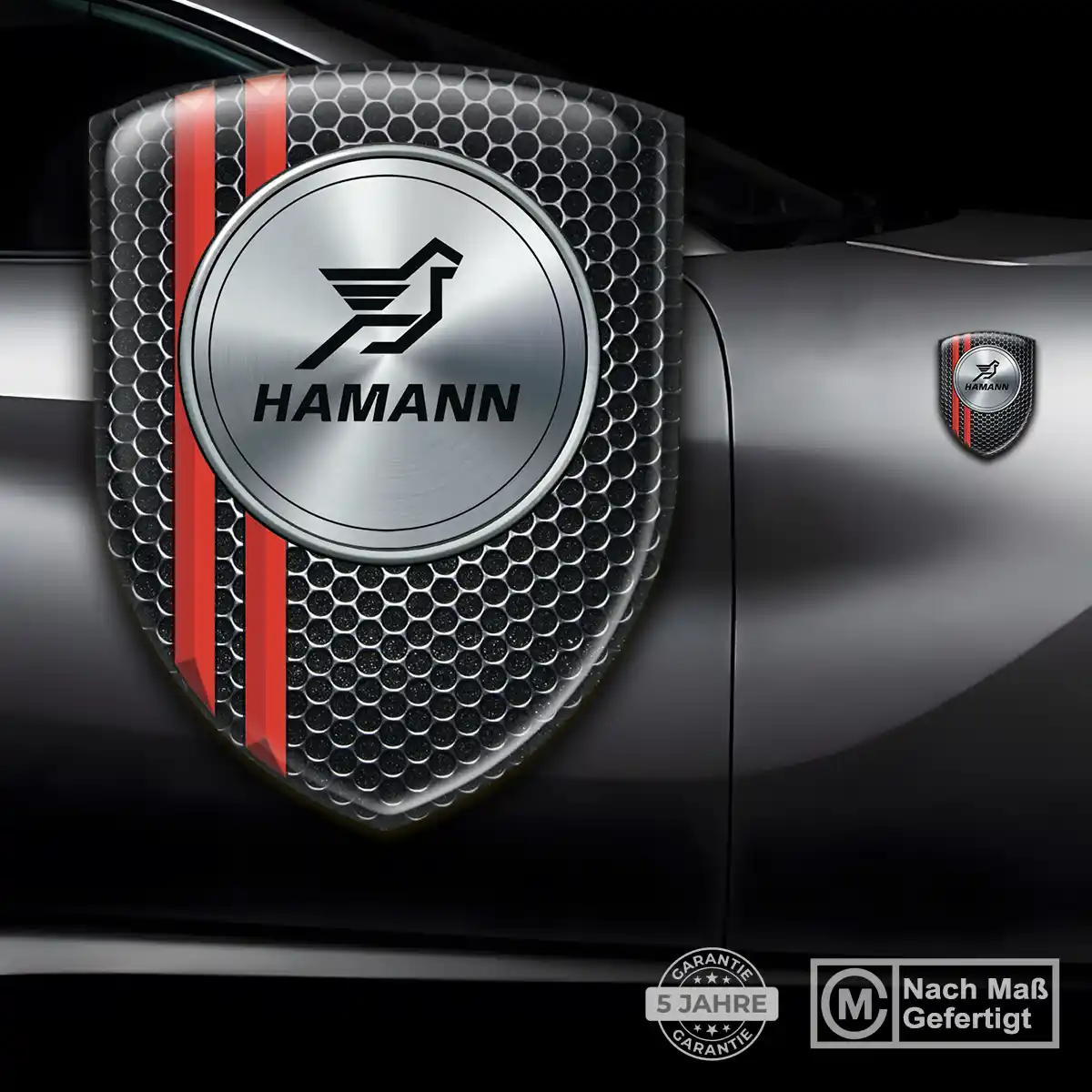 Hamann 3D Gel Aufkleber Embleme Limitierte Auflage
