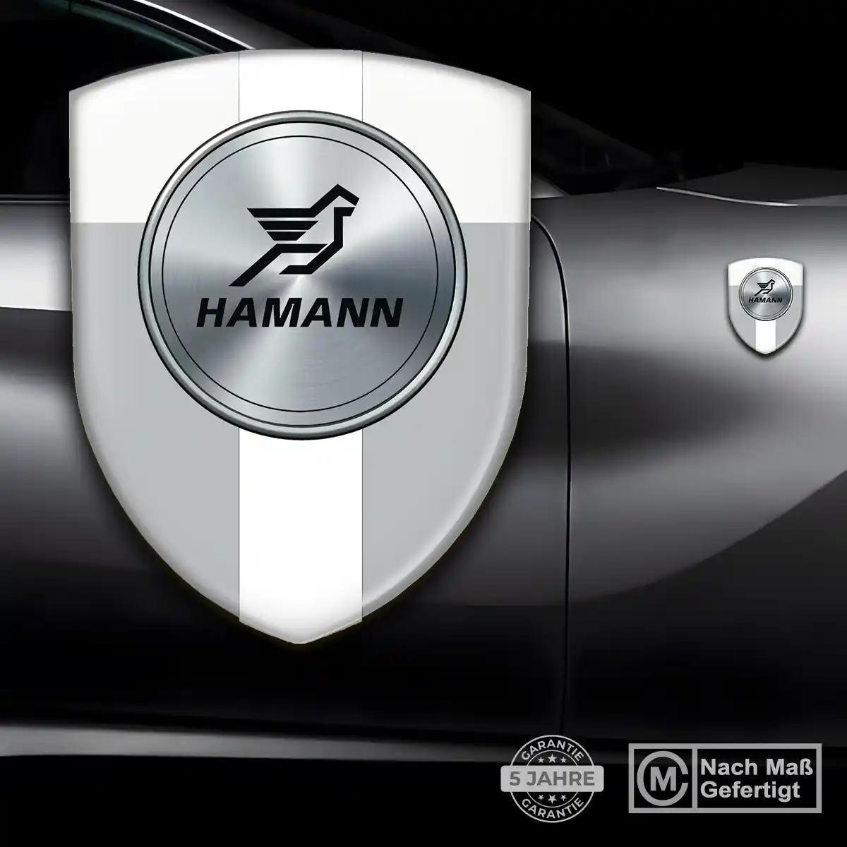 Hamann 3D Gel Aufkleber Embleme Premiumqualität