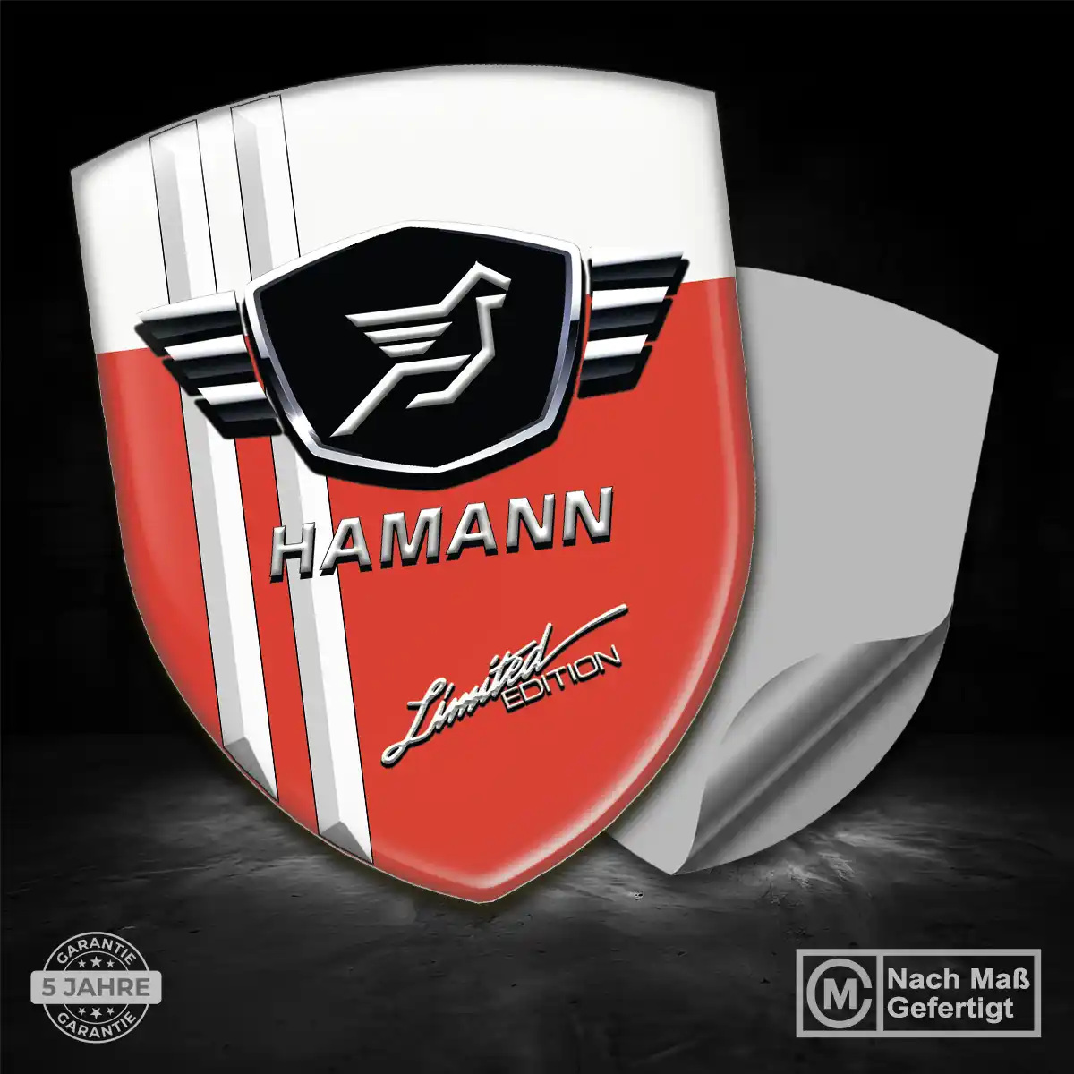 Hamann 3D Gel Aufkleber Embleme Spitzenqualität