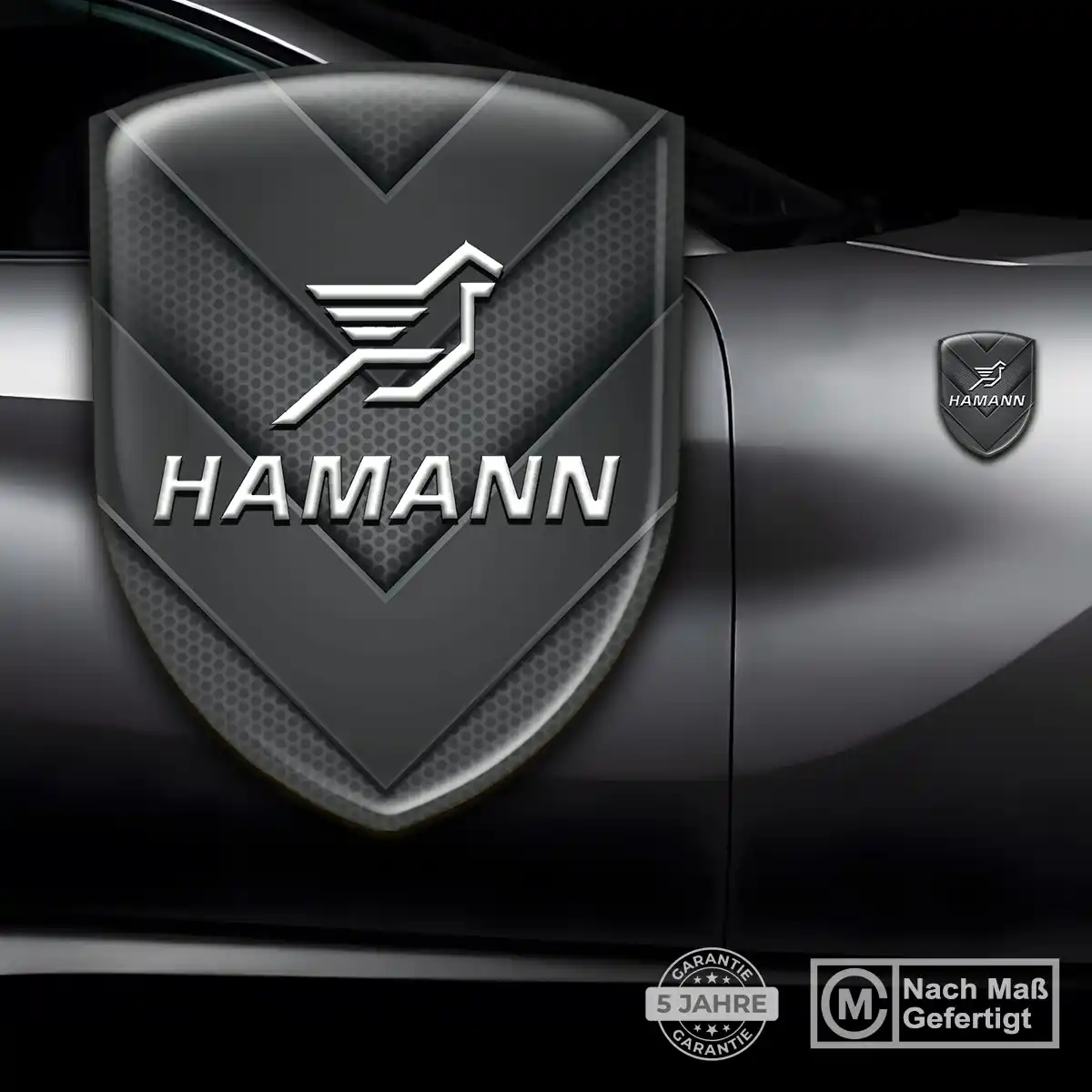 Hamann 3D Gel Aufkleber Embleme Tuningfahrzeug