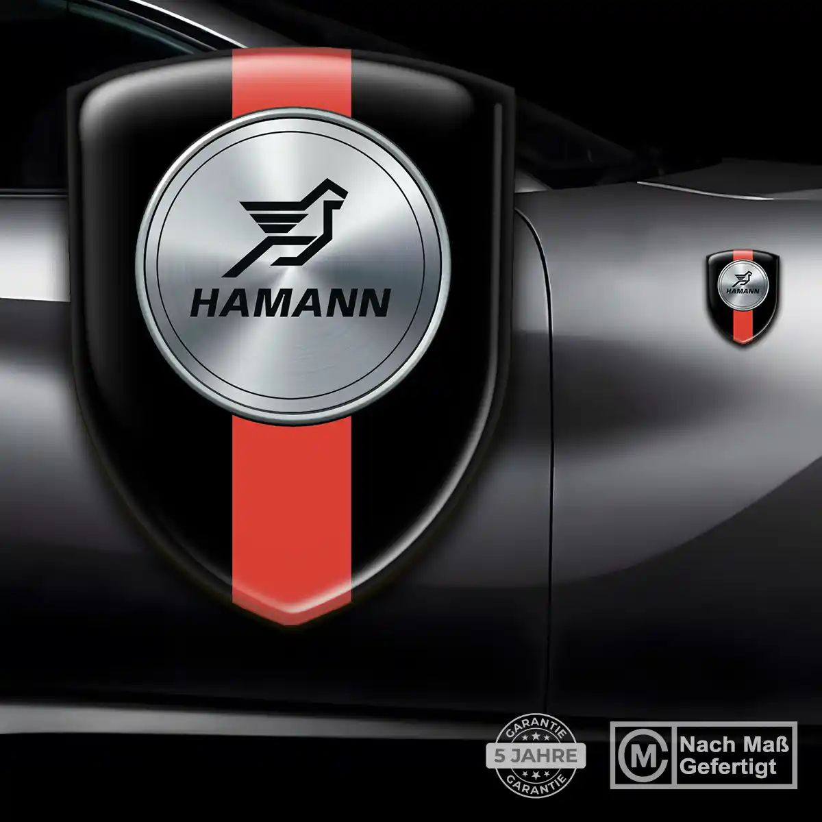 Hamann 3D Gel Aufkleber Höchste Qualität