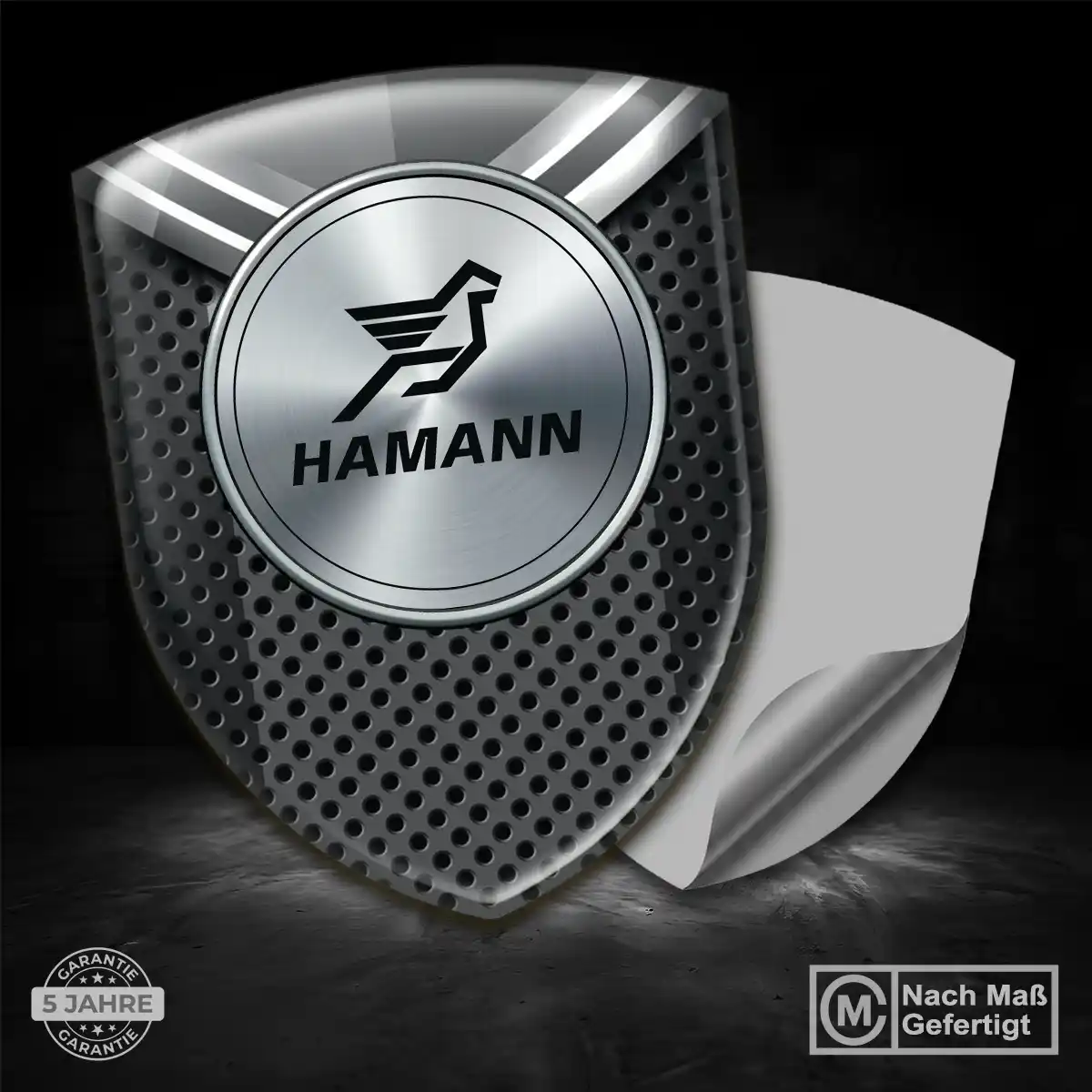Hamann 3D Gel Aufkleber Hochwertiges Harz