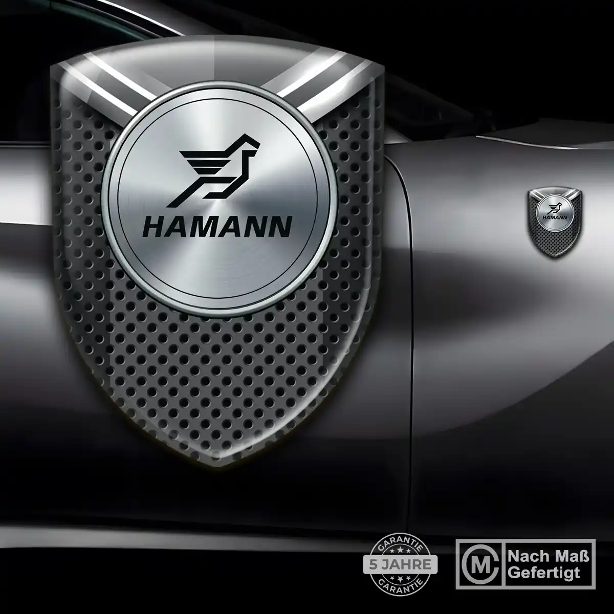 Hamann 3D Gel Aufkleber Hochwertiges Harz