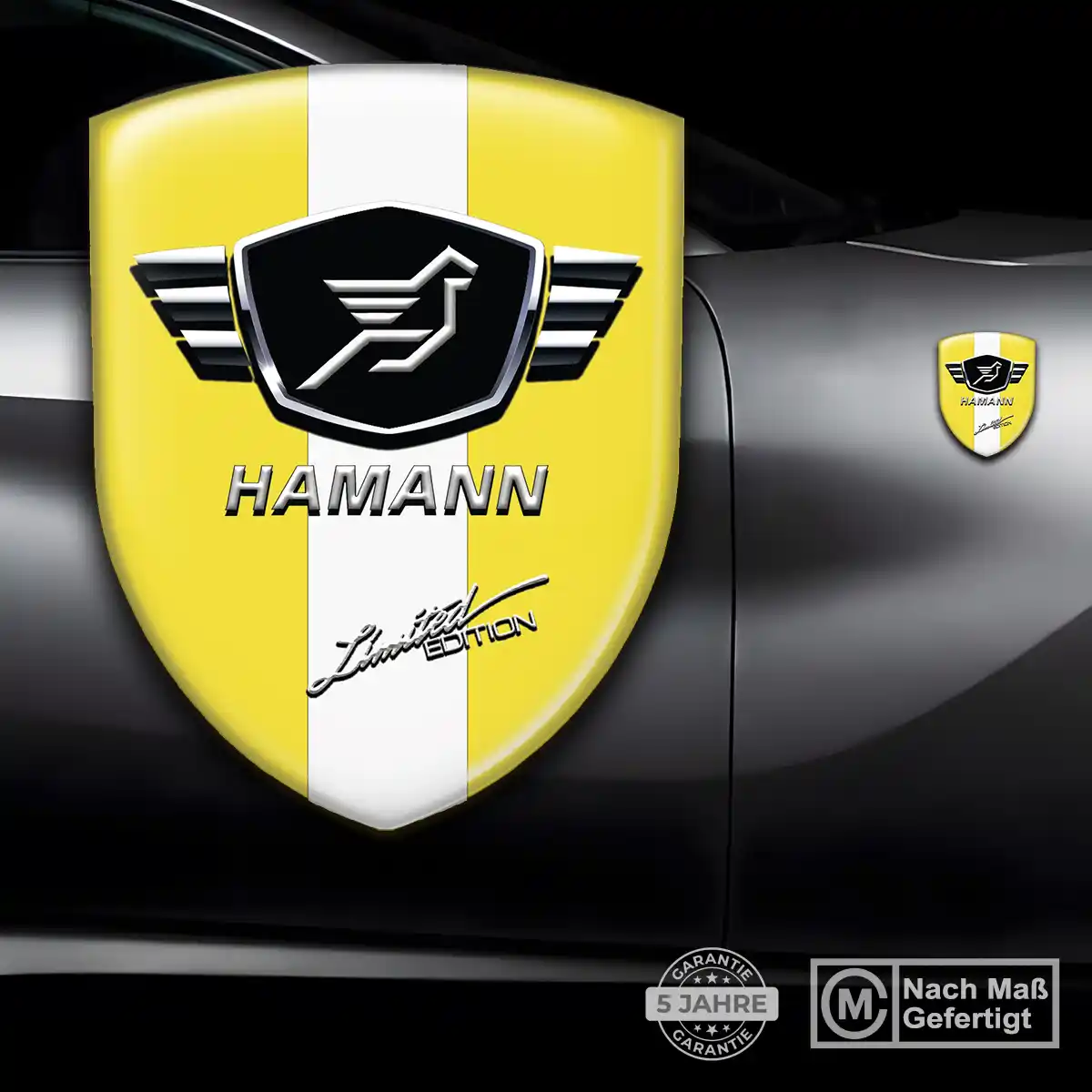 Hamann 3D Gel Aufkleber Hohe Qualität