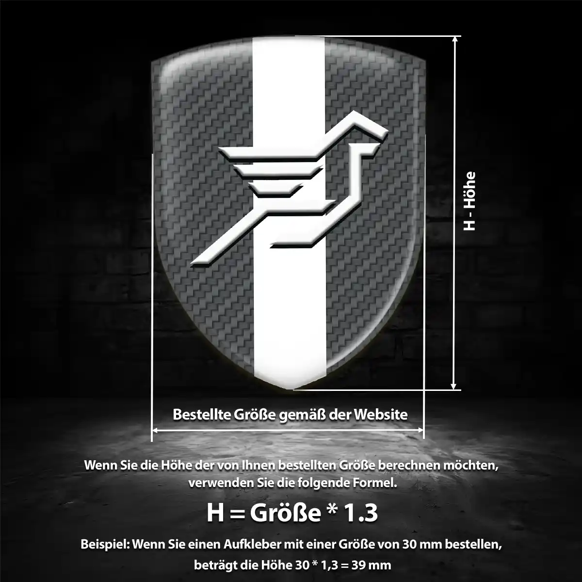 Hamann 3D Gel Aufkleber Interieurdesign