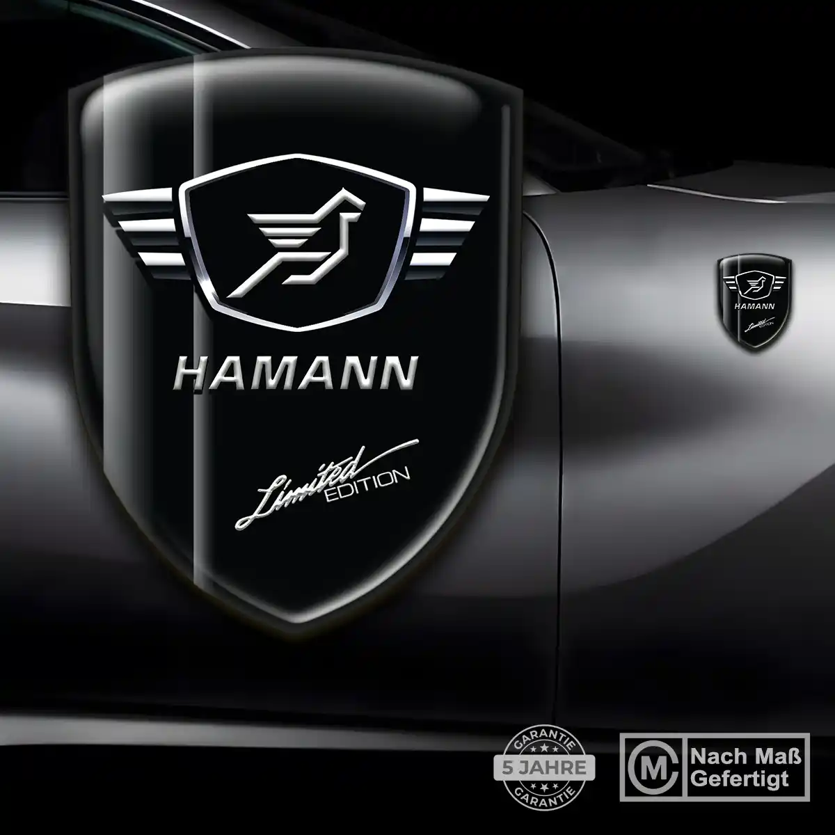 Hamann 3D Gel Aufkleber Modernes Design