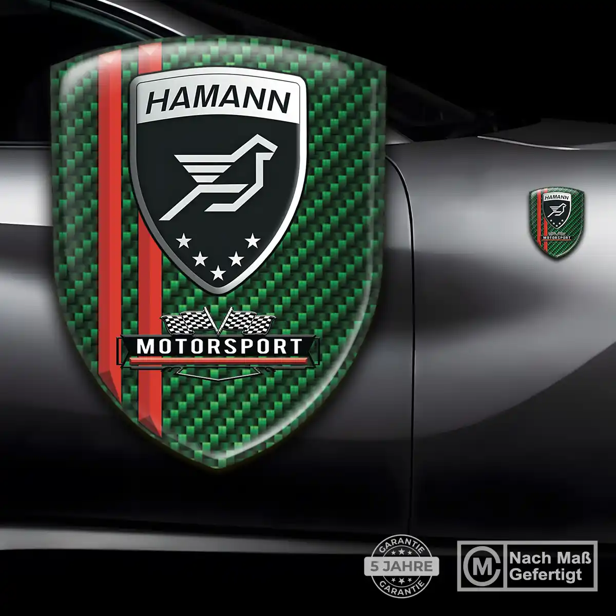 Hamann 3D Gel Aufkleber Premium-Edition