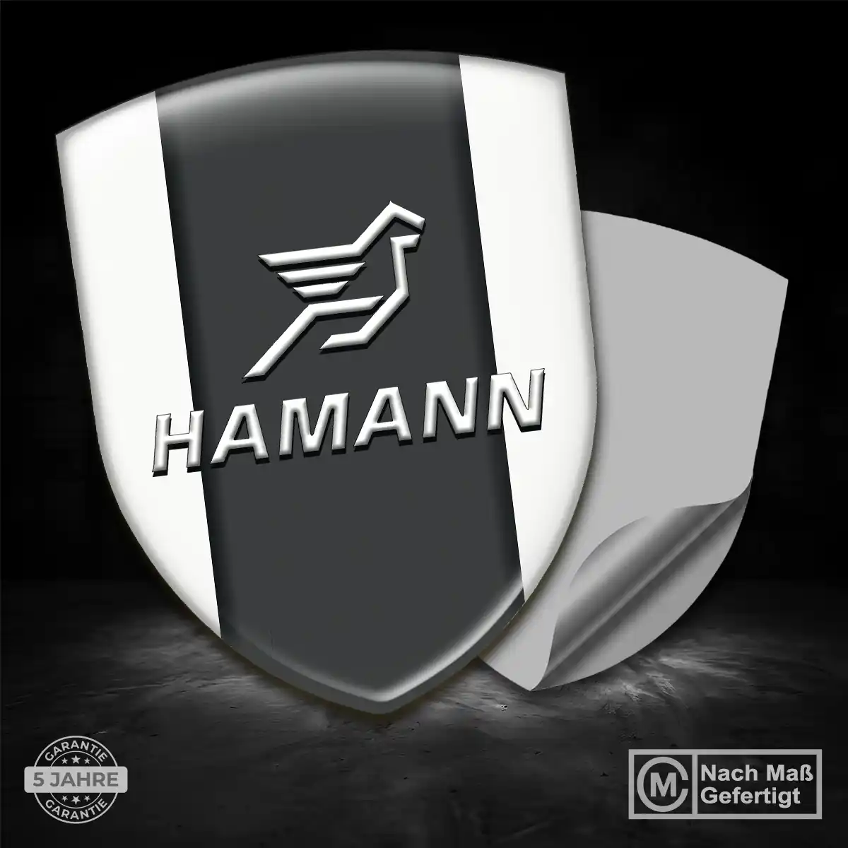 Hamann 3D Gel Aufkleber Premiumqualität